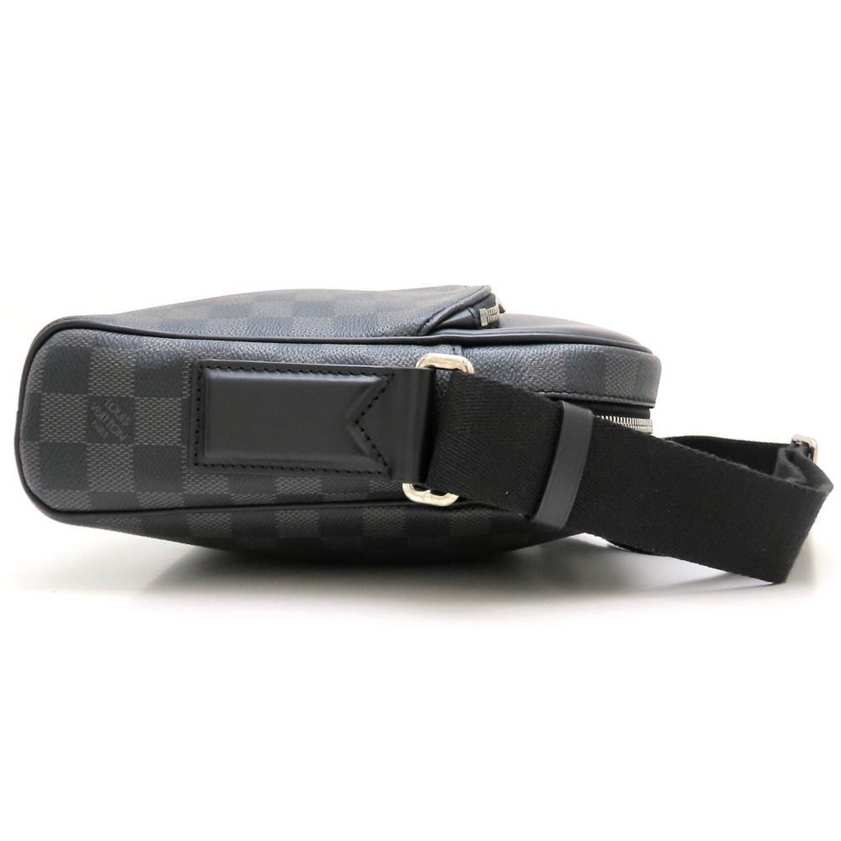 Louis Vuitton Black Damier Canvas Damier Graphite Gray Damier Graphite Shoulder Bag (Pre-Owned)