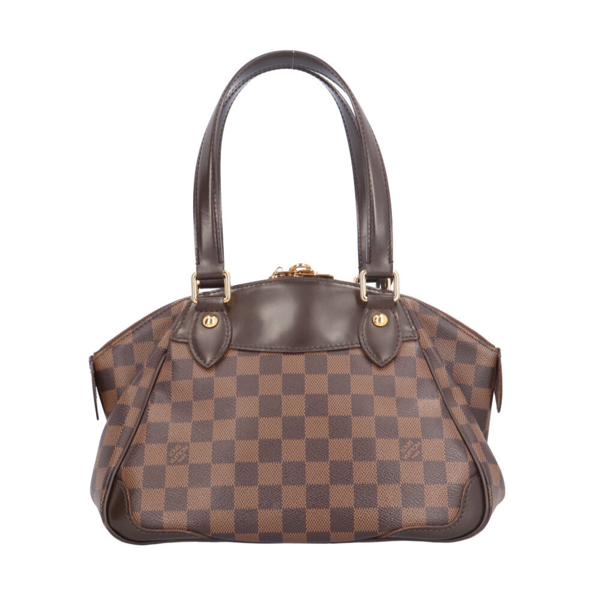 Louis Vuitton Brown Damier Canvas Handbag (Pre-Owned)