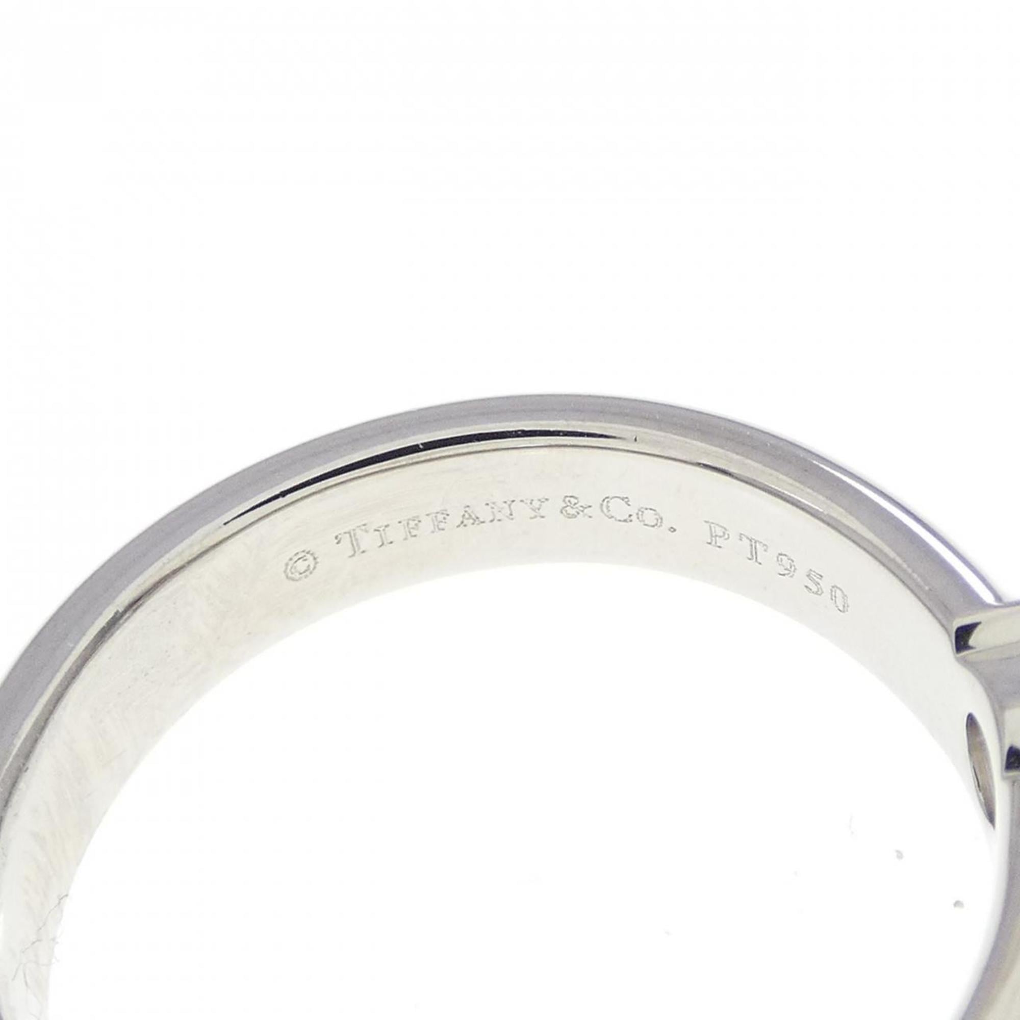 Tiffany Platinum Platinum 950 Band Ring (Pre-Owned)