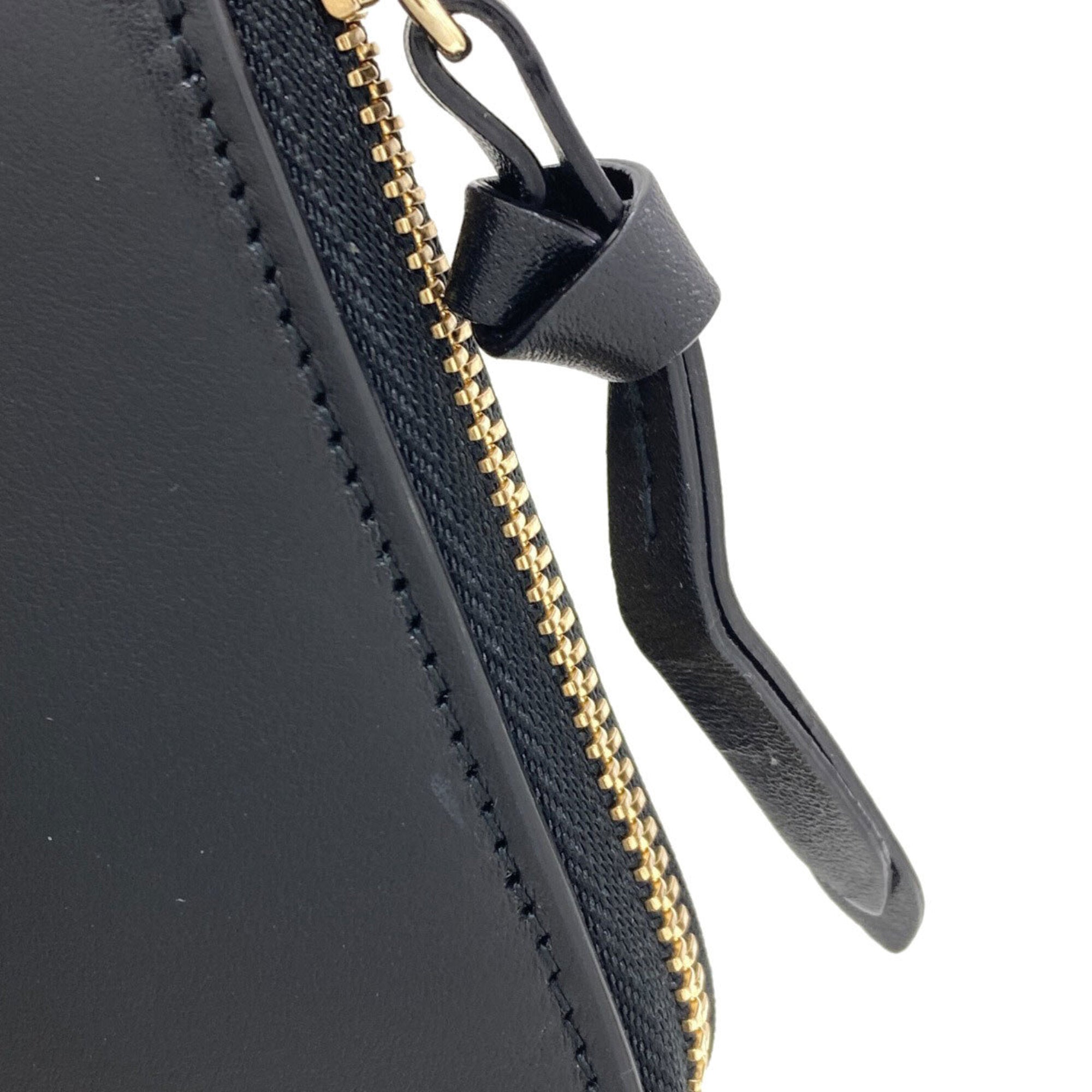 Jimmy Choo Black Leather Long Wallet (Bi-Fold) (Pre-Owned)