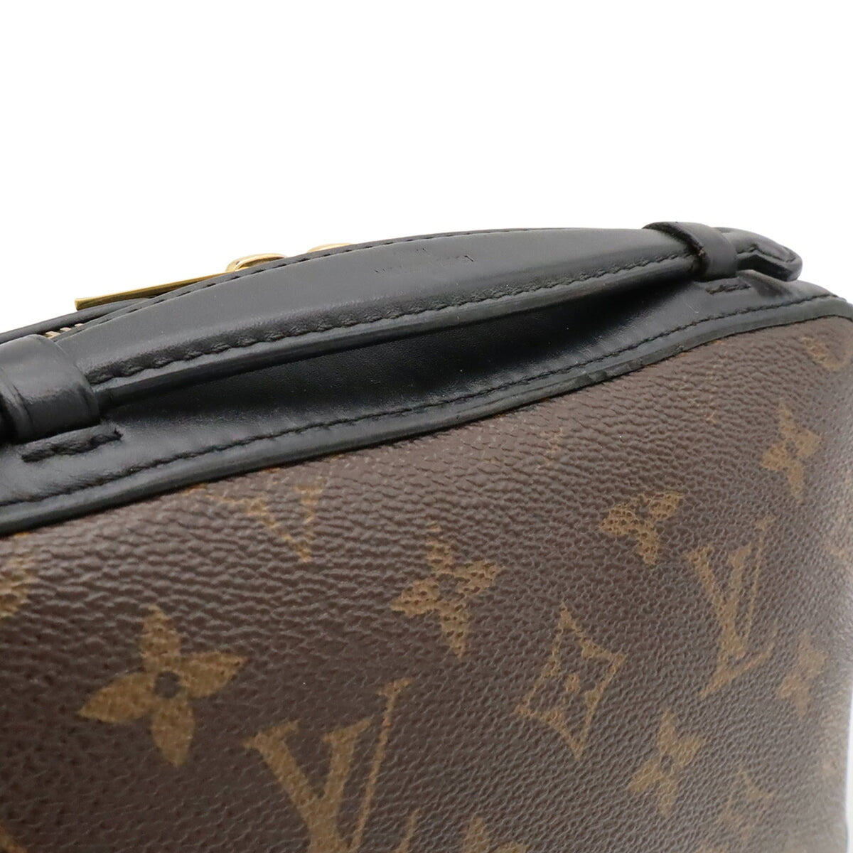 Louis Vuitton Monogram Black Noir Monogram Leather Handbag Shoulder Bag (Pre-Owned)