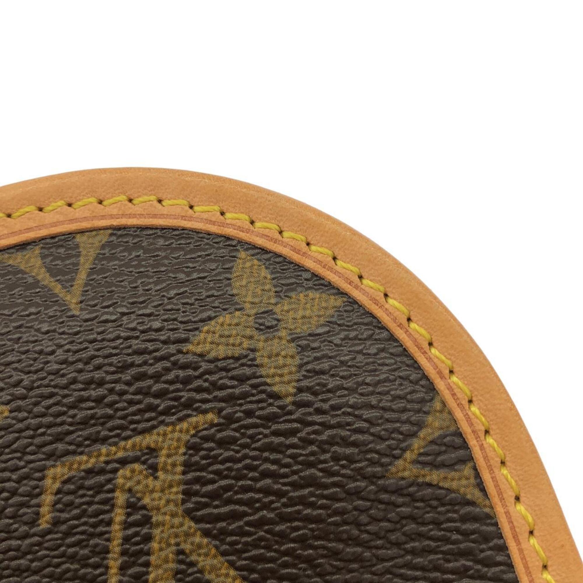 Louis Vuitton Marron Coated Canvas Shoulder Bag (Pre-Owned)