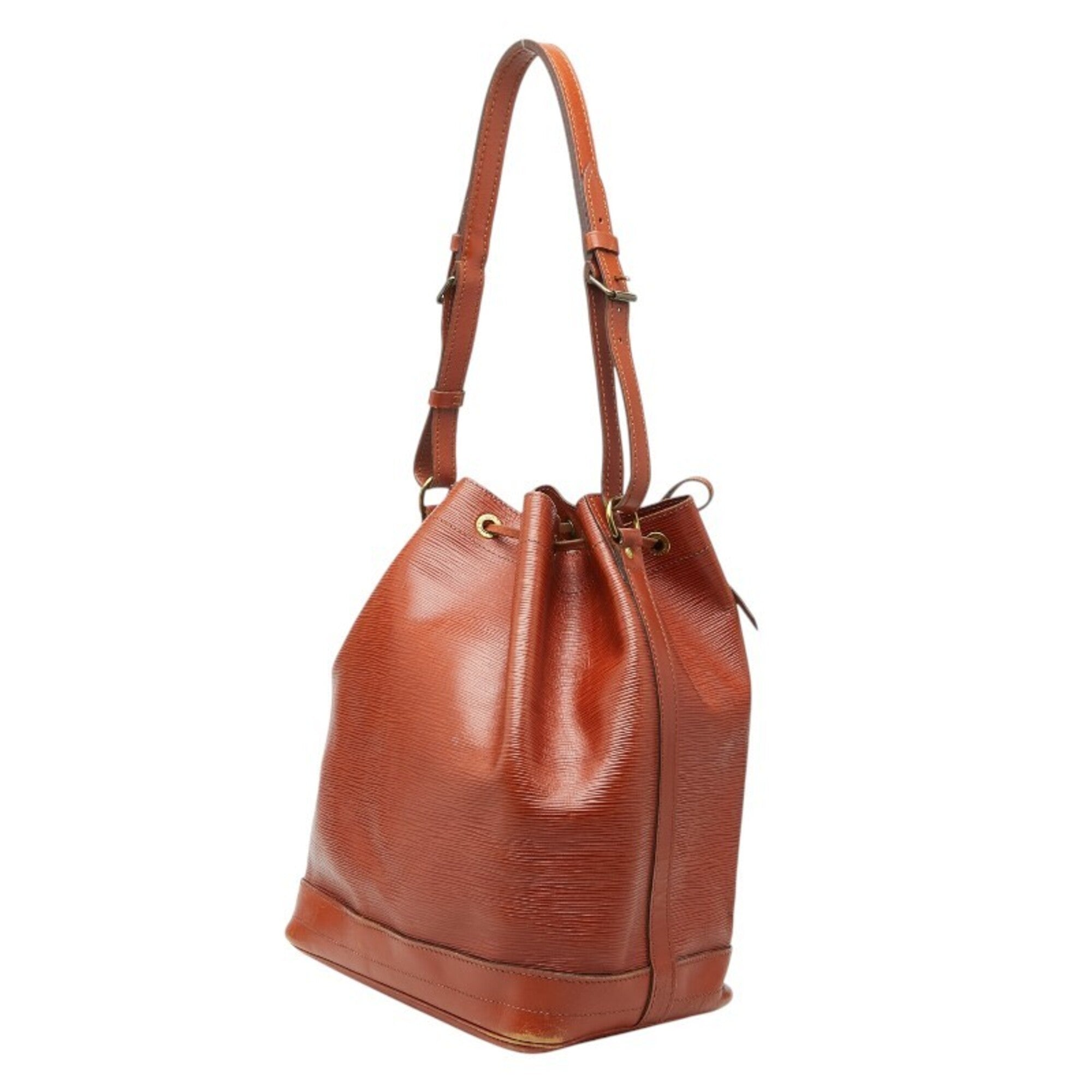 Louis Vuitton Epi Brown Leather Shoulder Bag (Pre-Owned)