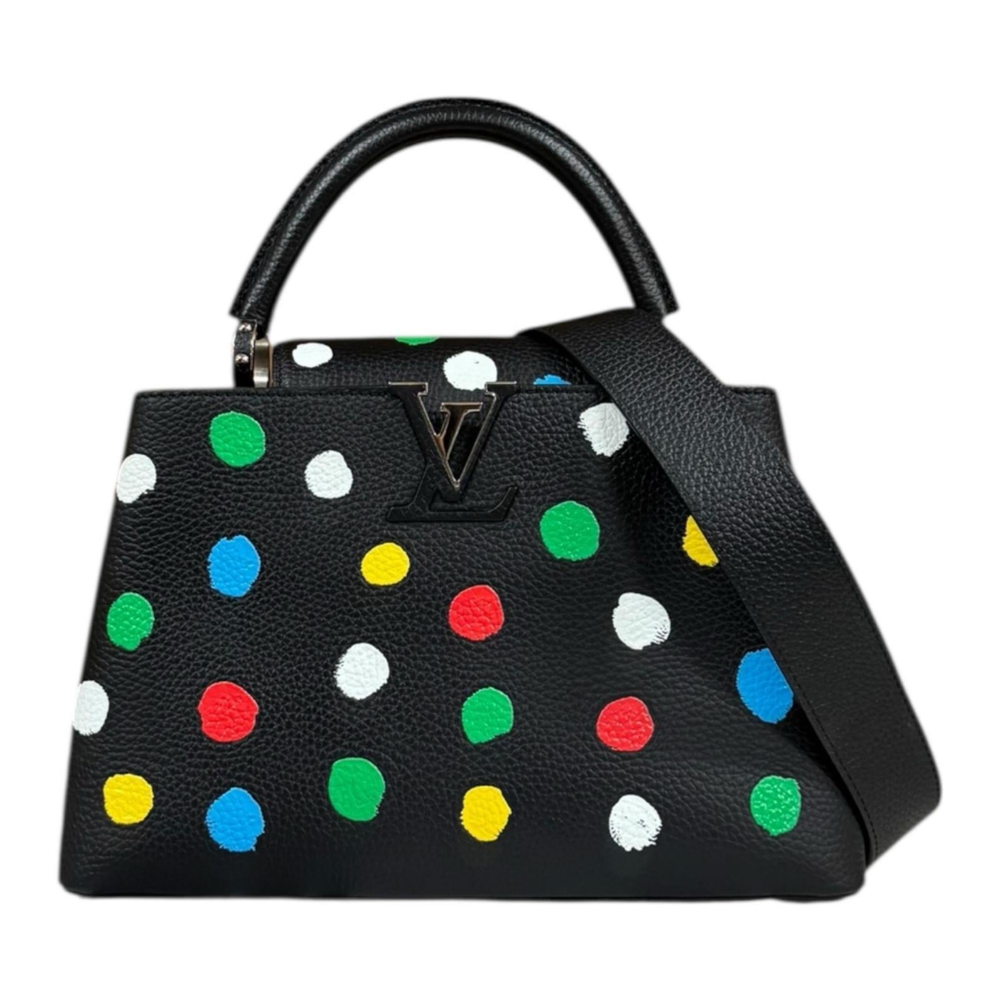 Louis Vuitton Black Multi-Color Leather Shoulder Bag (Pre-Owned)