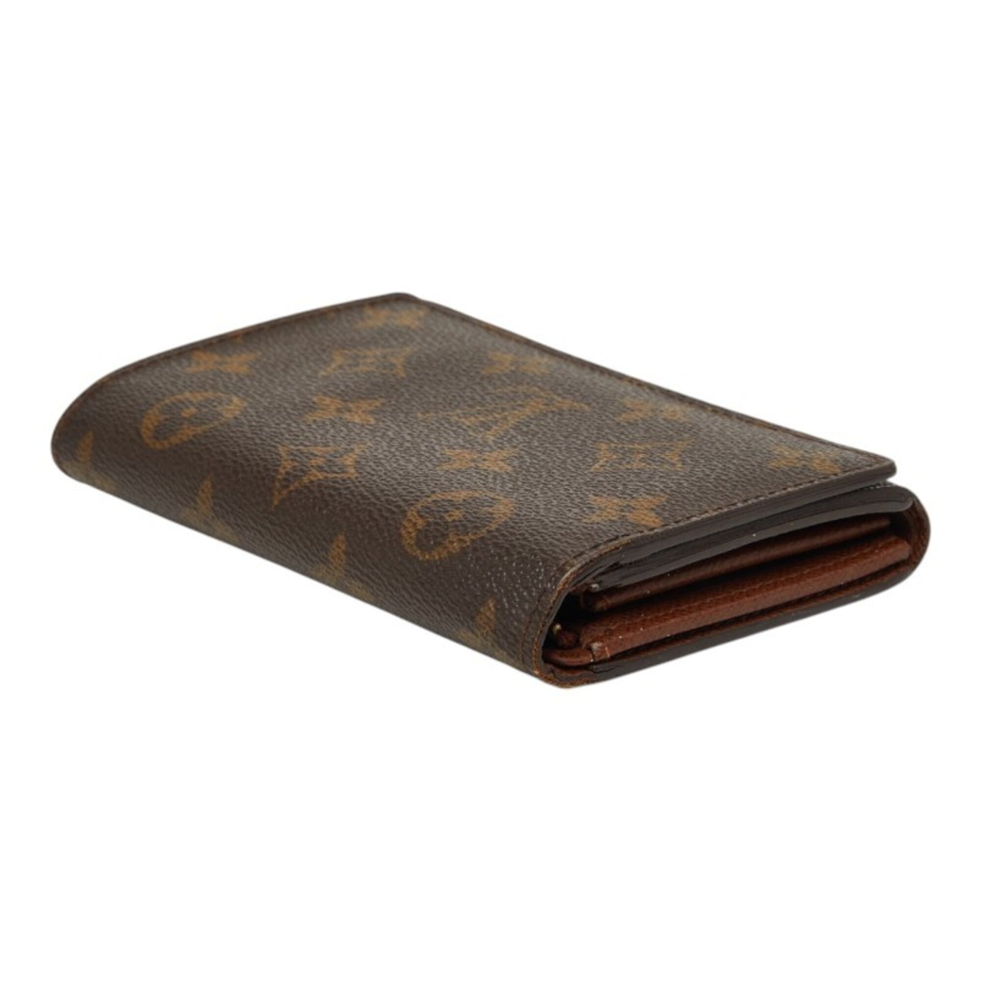 Louis Vuitton Brown Pvc Leather Wallet (Bi-Fold) (Pre-Owned)