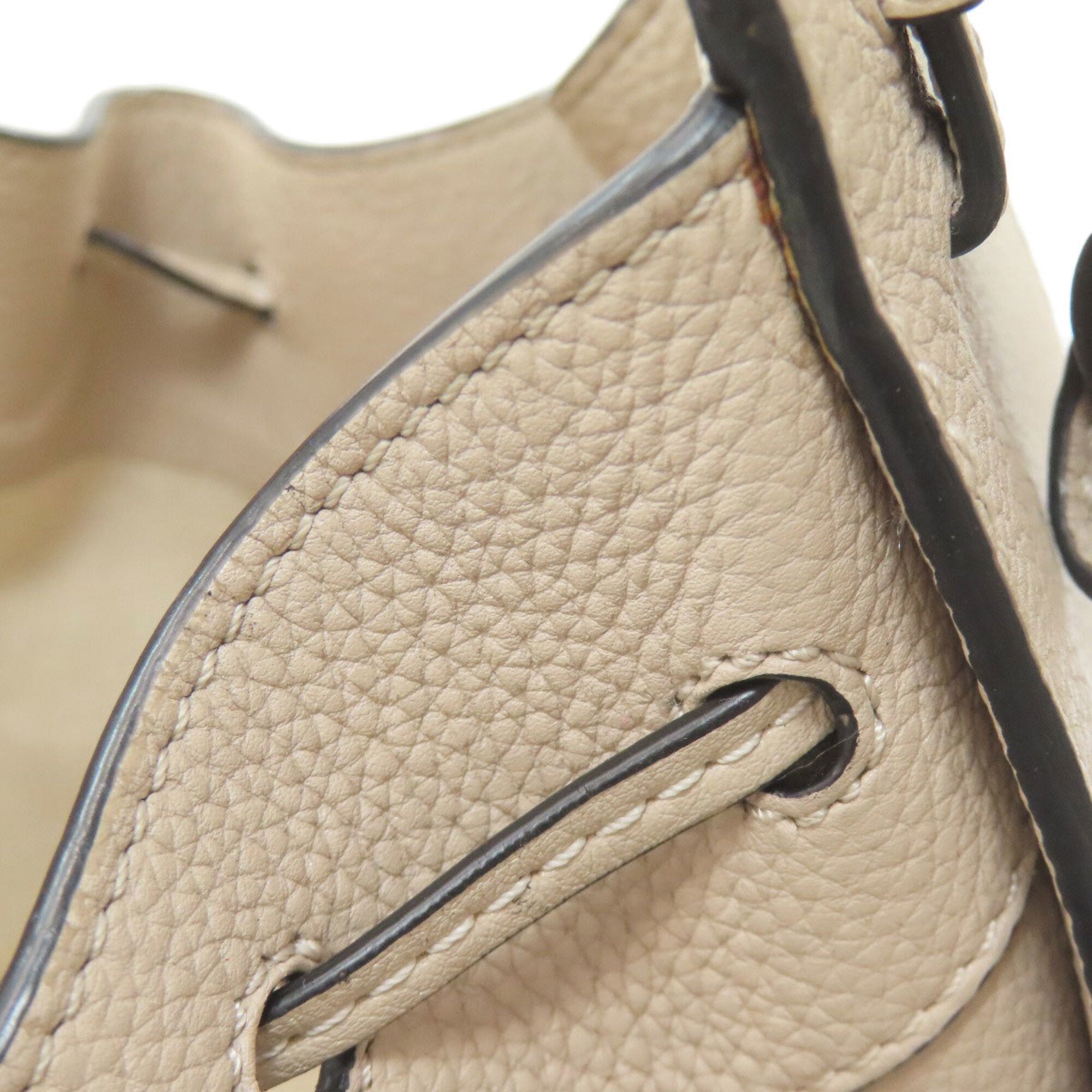Loewe Grayish Leather Handbag (Pre-Owned)