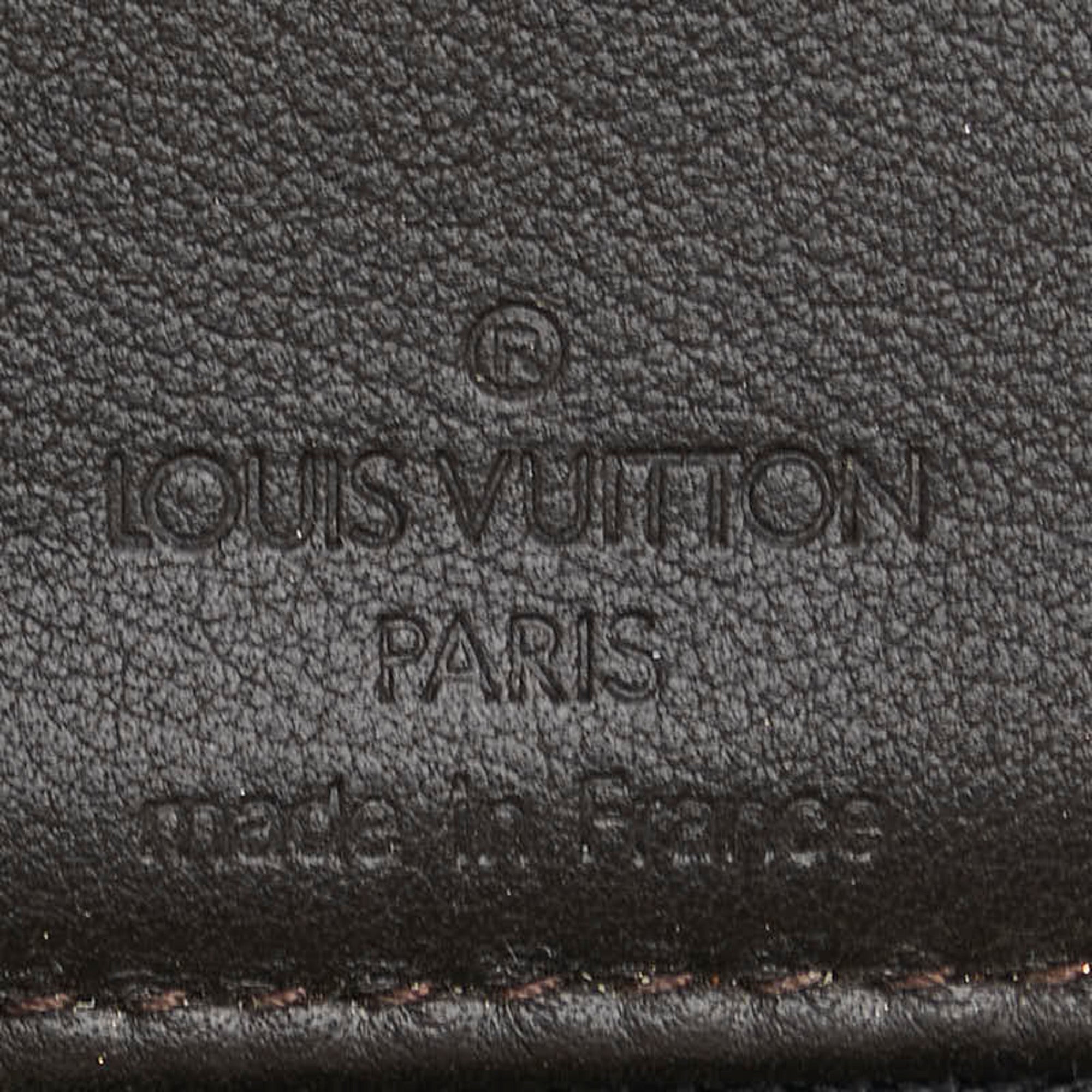 Louis Vuitton Damier Geant Black Noir Canvas Leather Long Wallet (Bi-Fold) (Pre-Owned)
