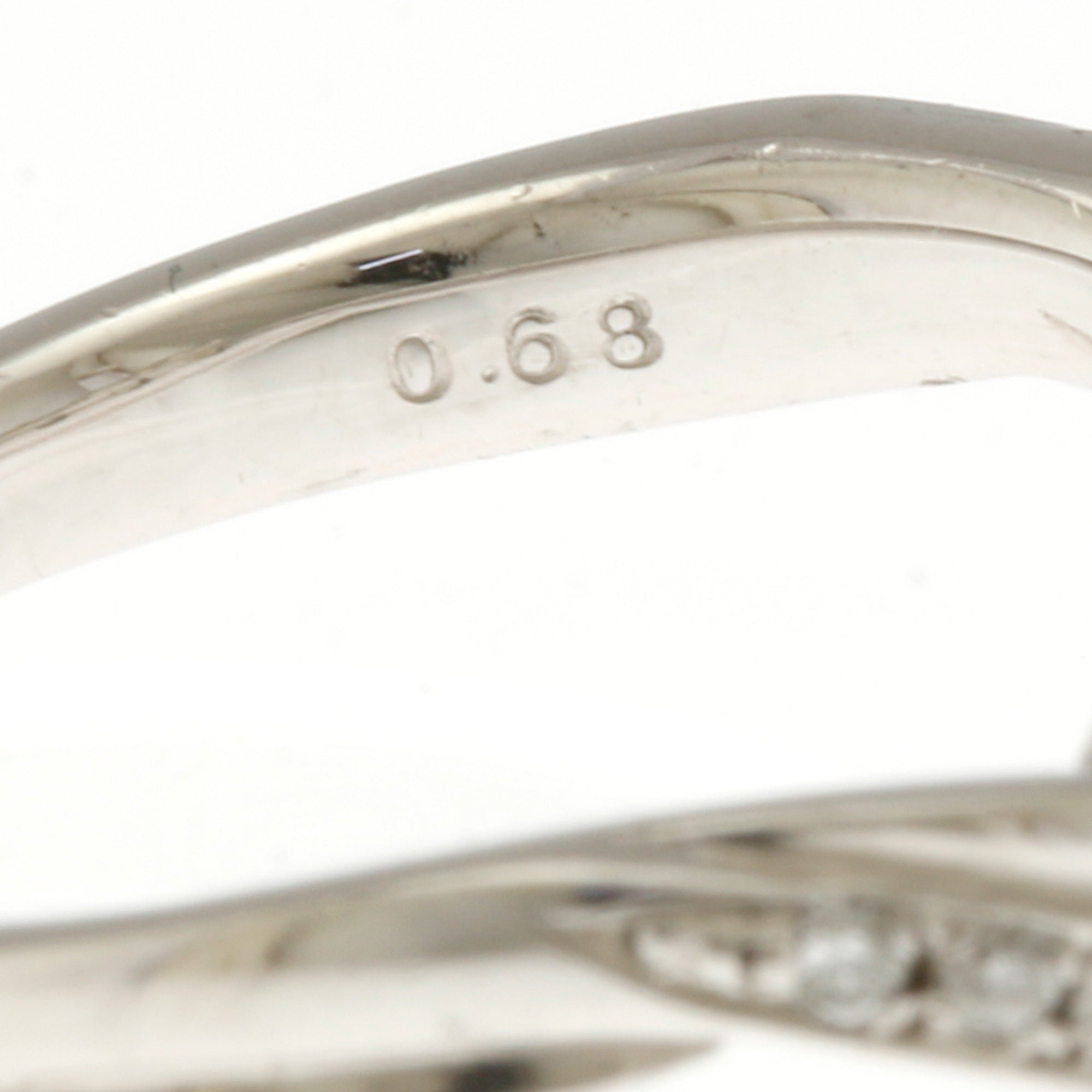 Unbranded Silver White Gold (18K) Band Ring (Pre-Owned)