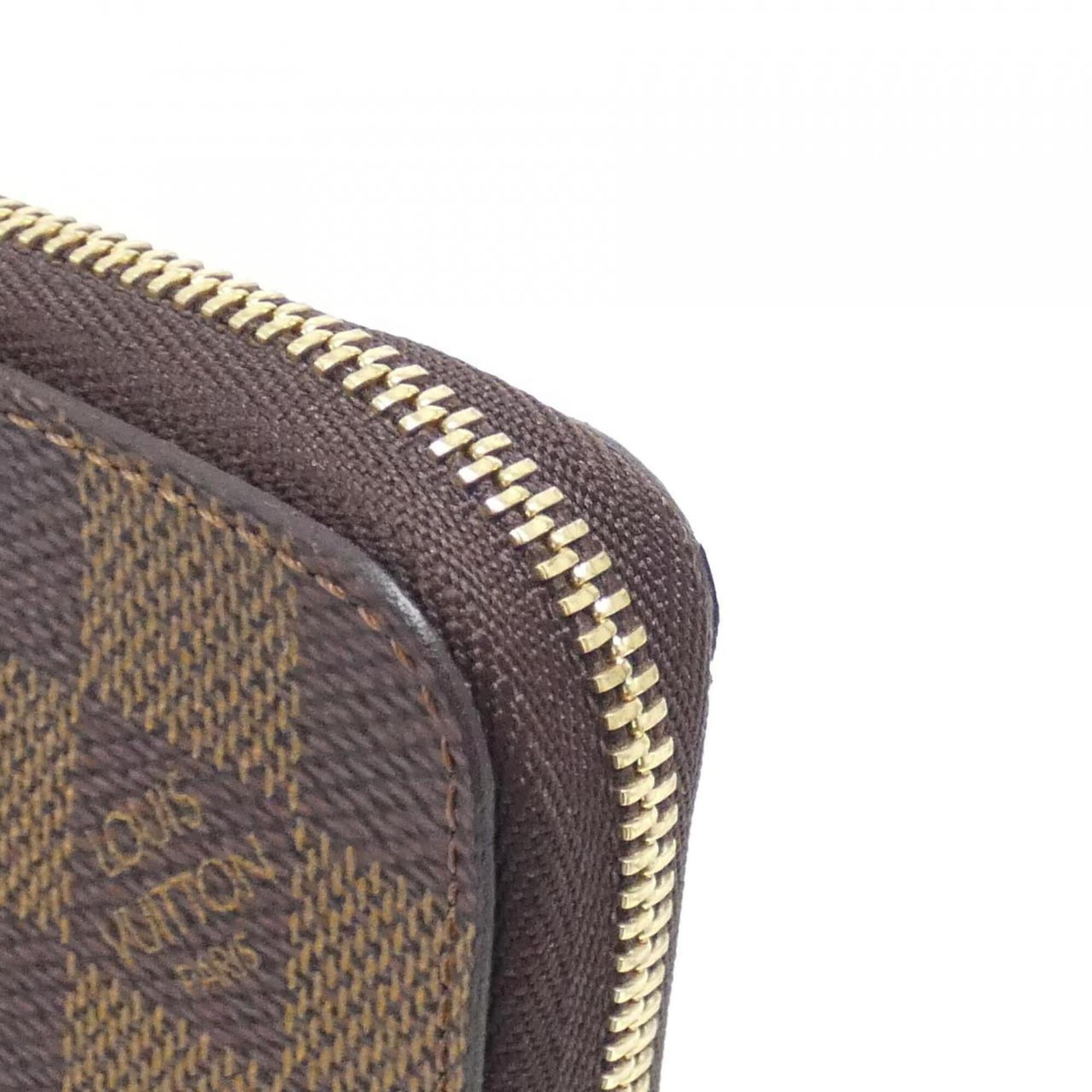 Louis Vuitton Damier Ebene Coated Canvas Coin Purse/Coin Case (Pre-Owned)