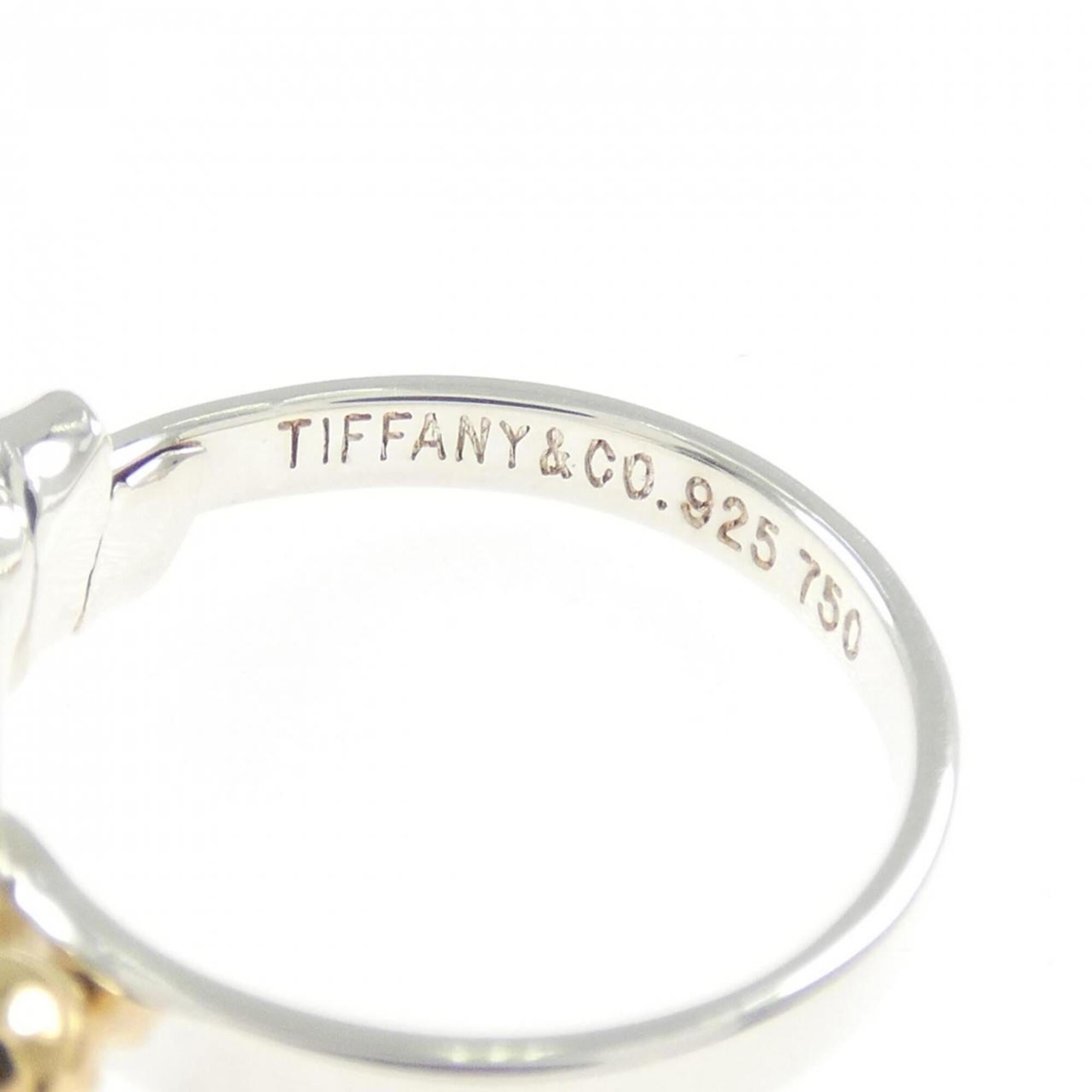 Tiffany Yellow Gold (18K) Silver 925 Band Ring (Pre-Owned)