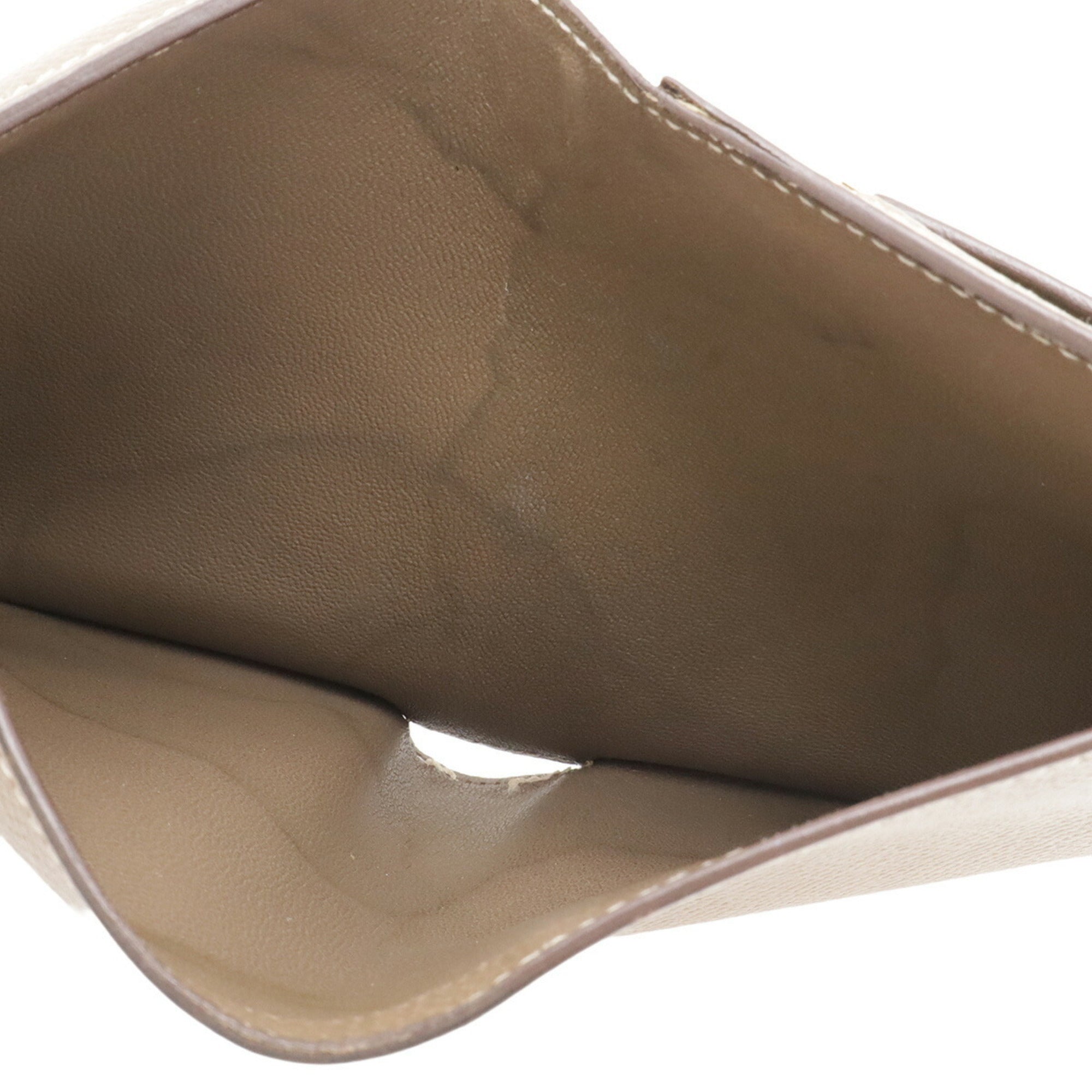 Hermes Etoupe Gray Epsom Leather Wallet (Bi-Fold) (Pre-Owned)