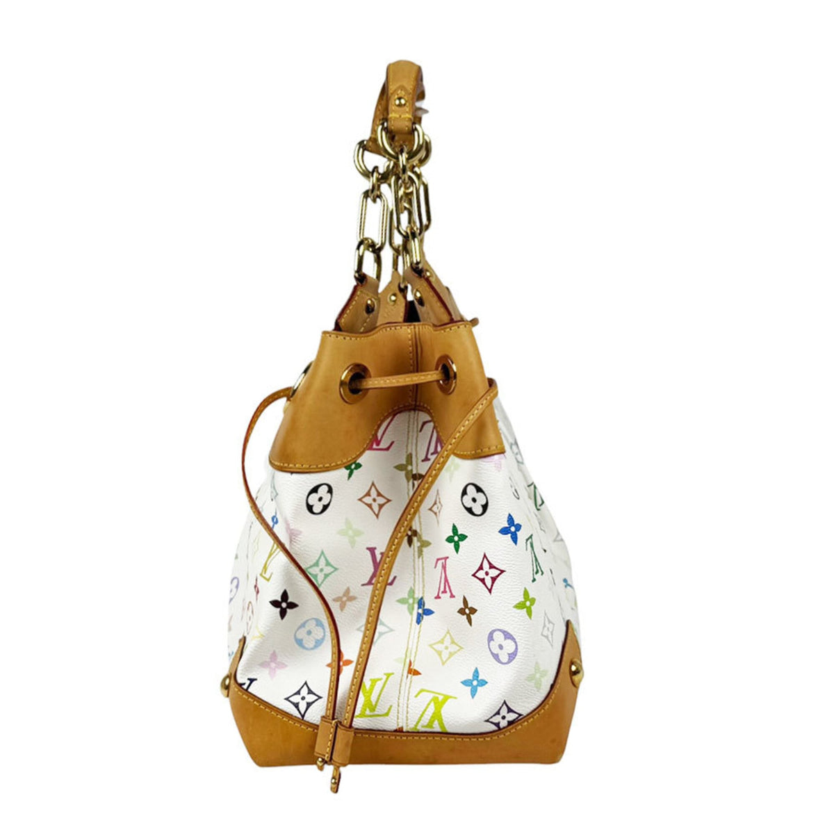 Louis Vuitton Blanc Multi-Color Monogram Multicolore Handbag (Pre-Owned)