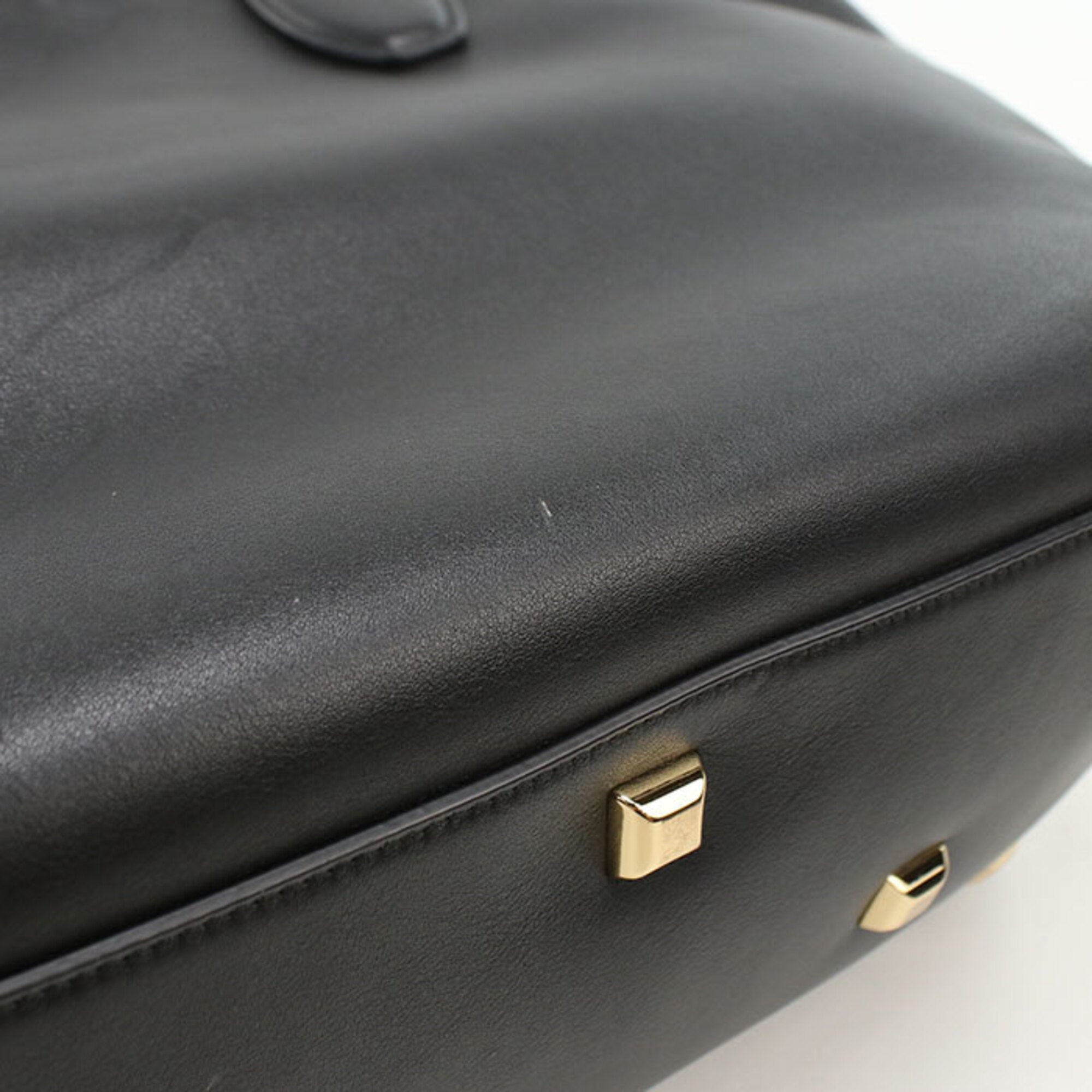 Salvatore Ferragamo Black Leather Tote Bag (Pre-Owned)