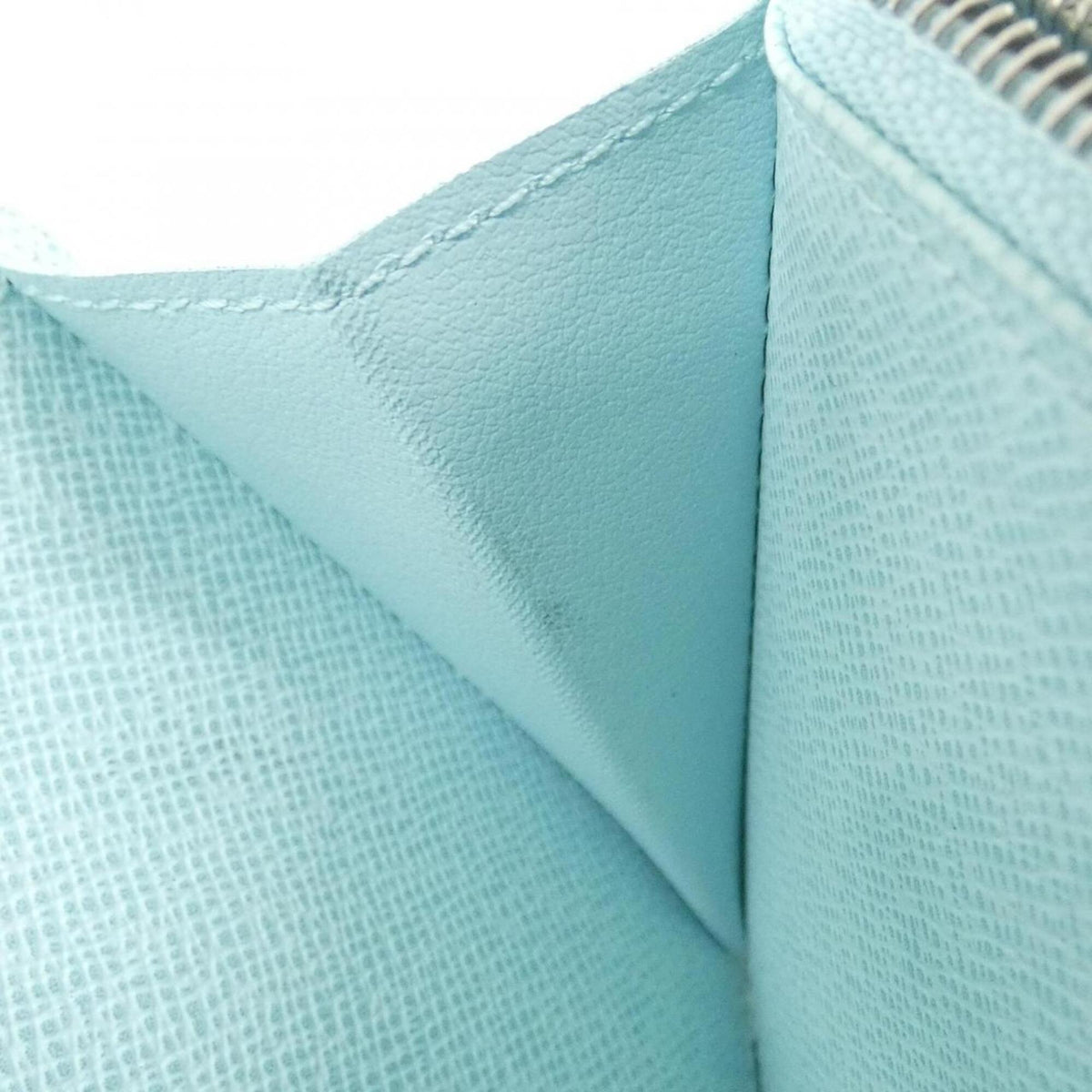 Louis Vuitton Blue Leather Long Wallet (Bi-Fold) (Pre-Owned)