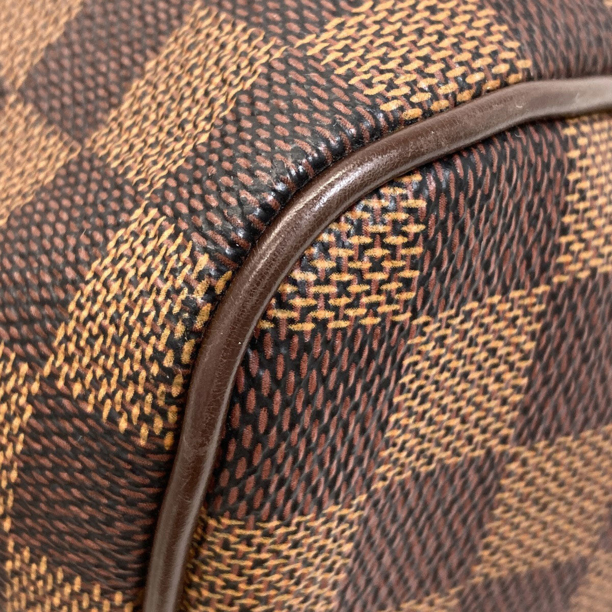 Louis Vuitton Damier Damier Canvas Ebene Damier Canvas Handbag (Pre-Owned)