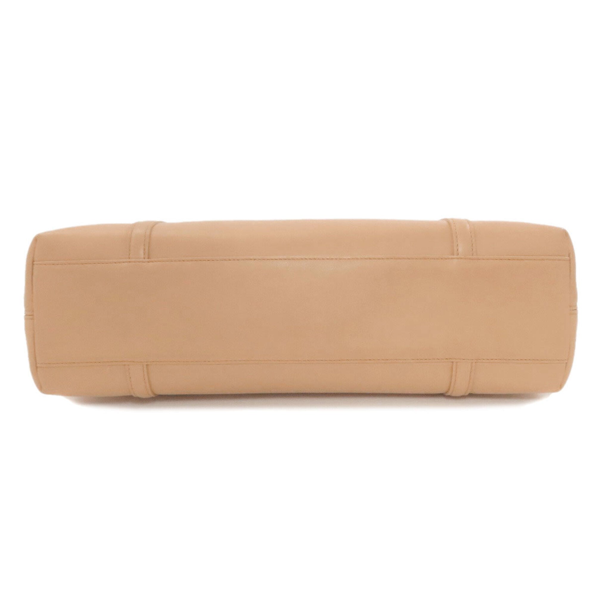 Cartier Beige Leather Tote Bag (Pre-Owned)