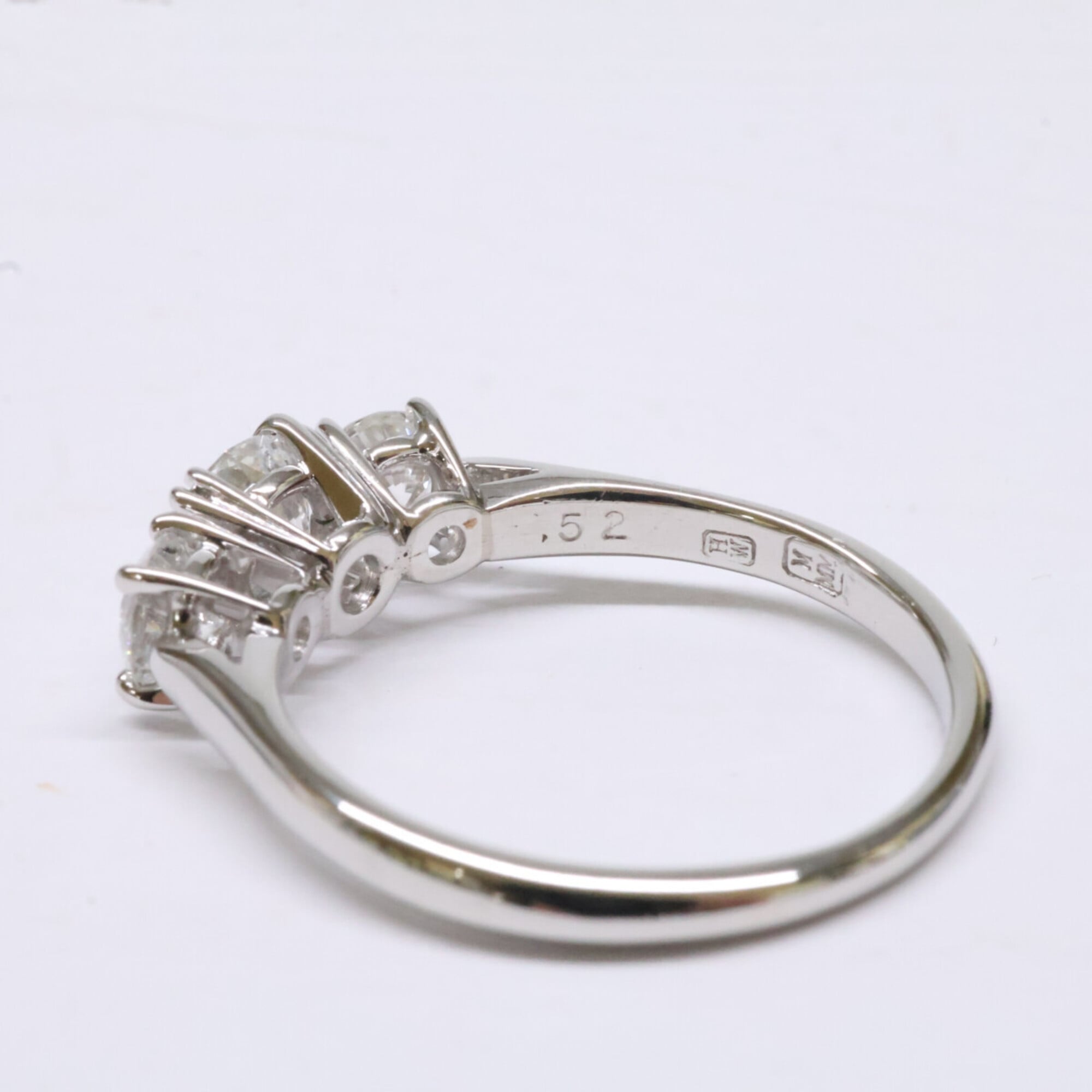 Harry Winston Platinum Platinum 950 Band Ring (Pre-Owned)