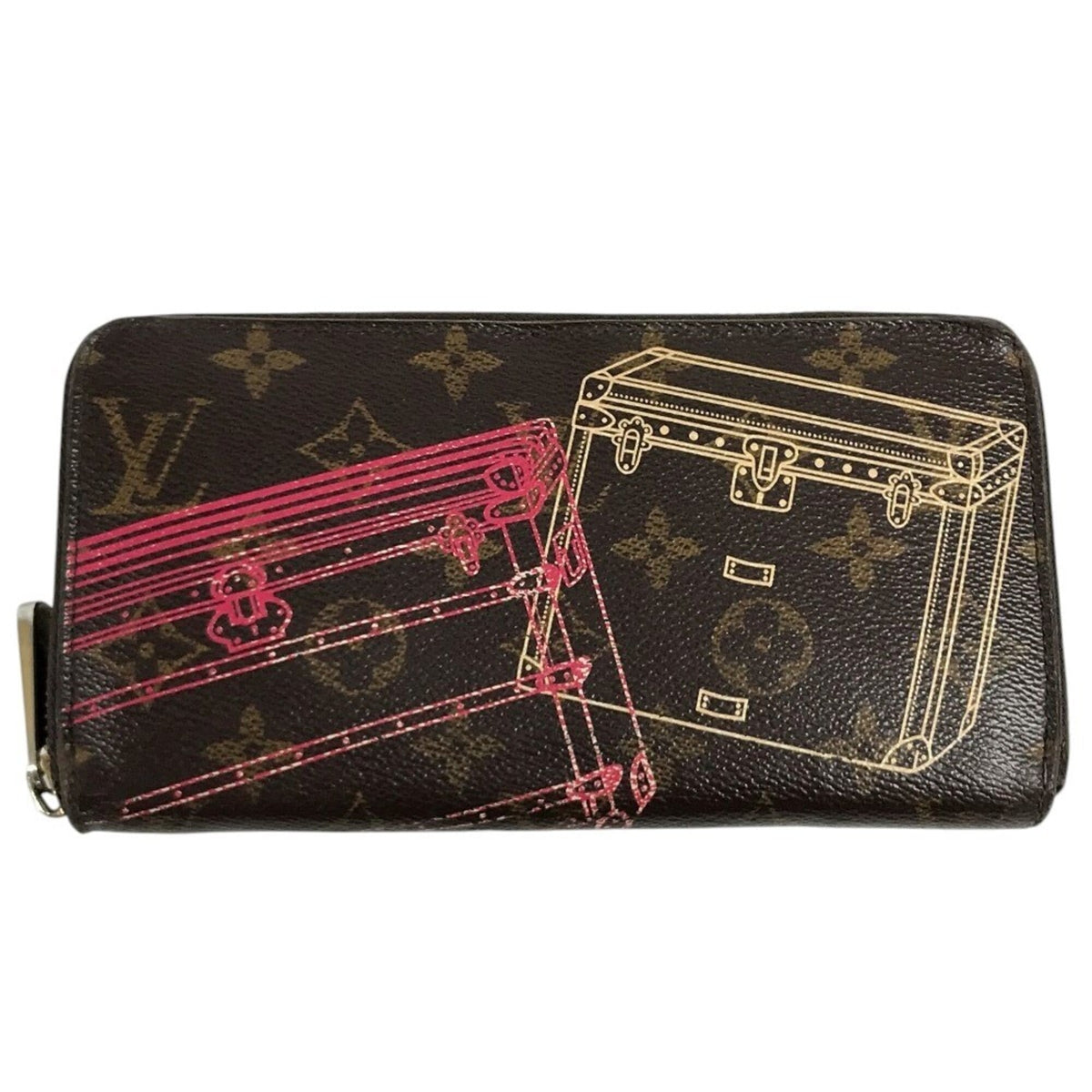 Louis Vuitton Brown Monogram Long Wallet (Bi-Fold) (Pre-Owned)