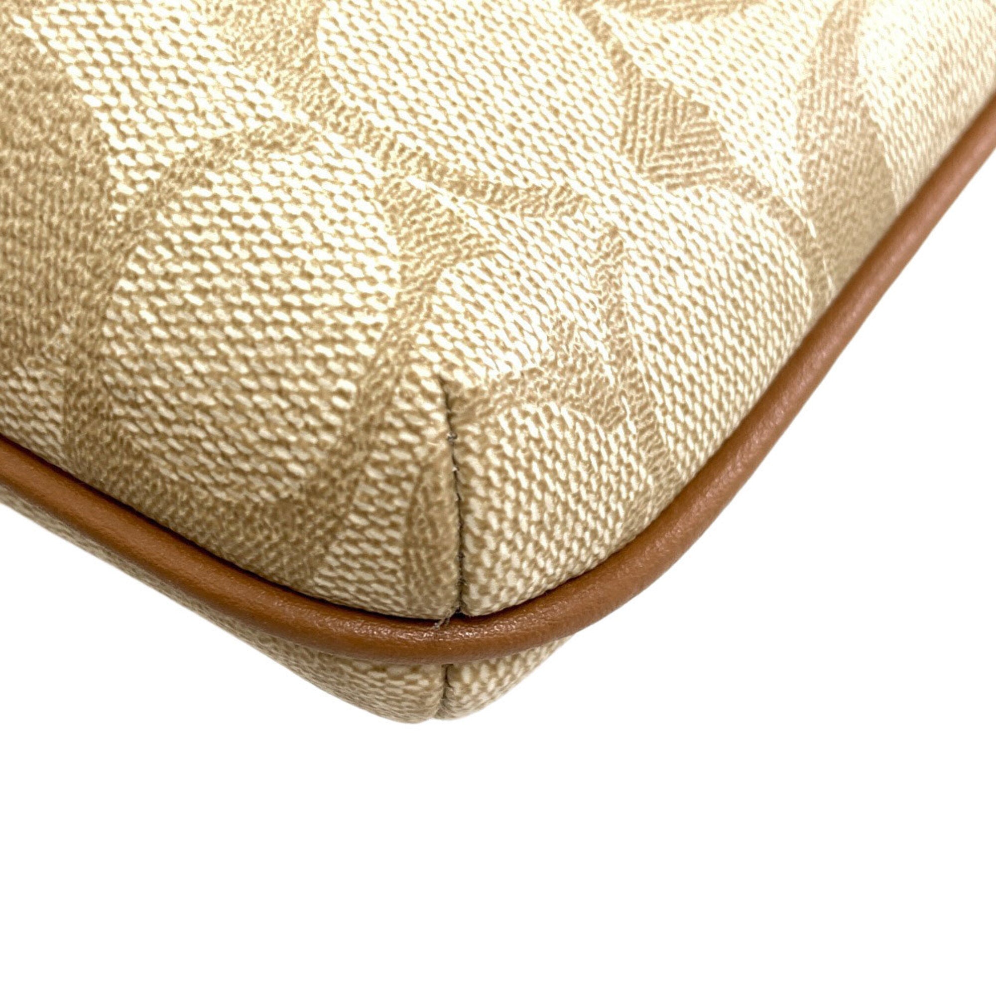 Coach Beige Pvc Shoulder Bag (Pre-Owned)