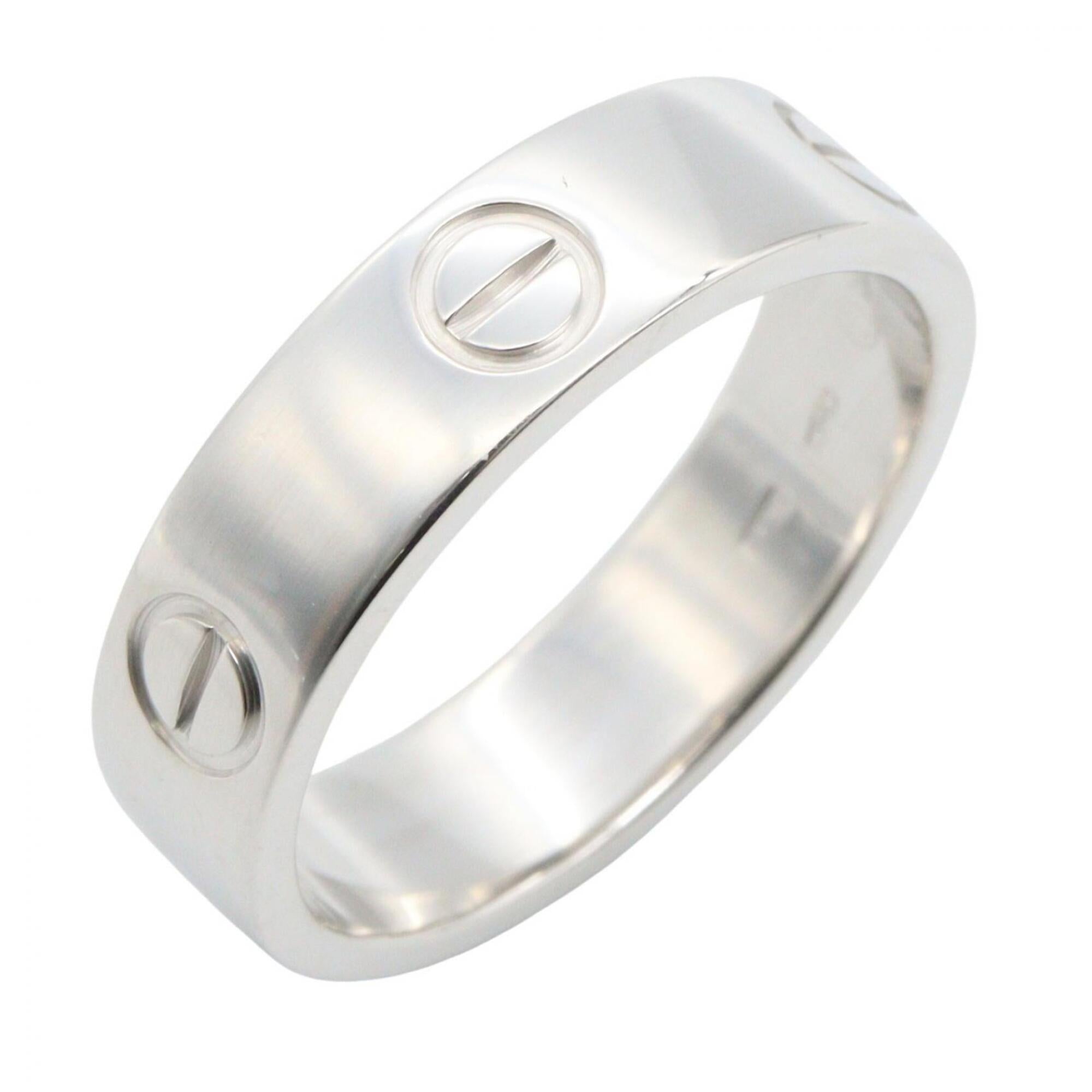 Cartier Silver White Gold (18K) Band Ring (Pre-Owned)