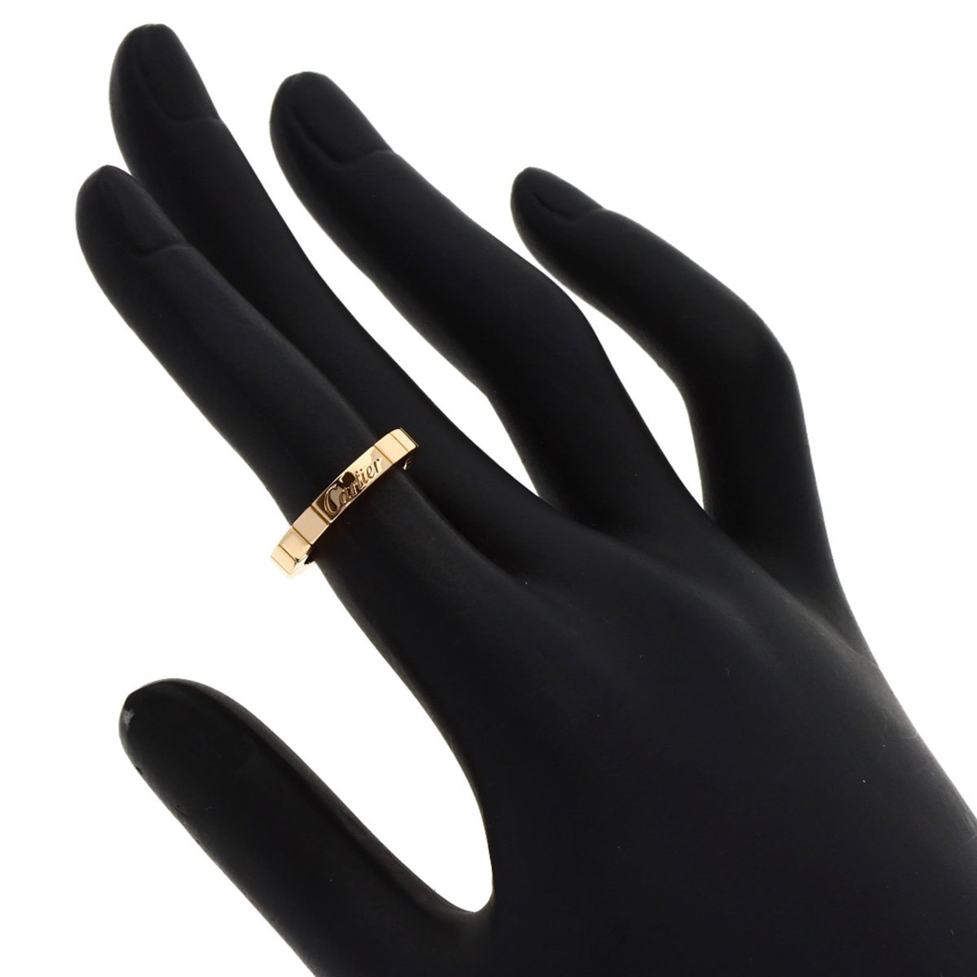 Cartier Lanieres Pink Gold (18K) Band Ring (Pre-Owned)