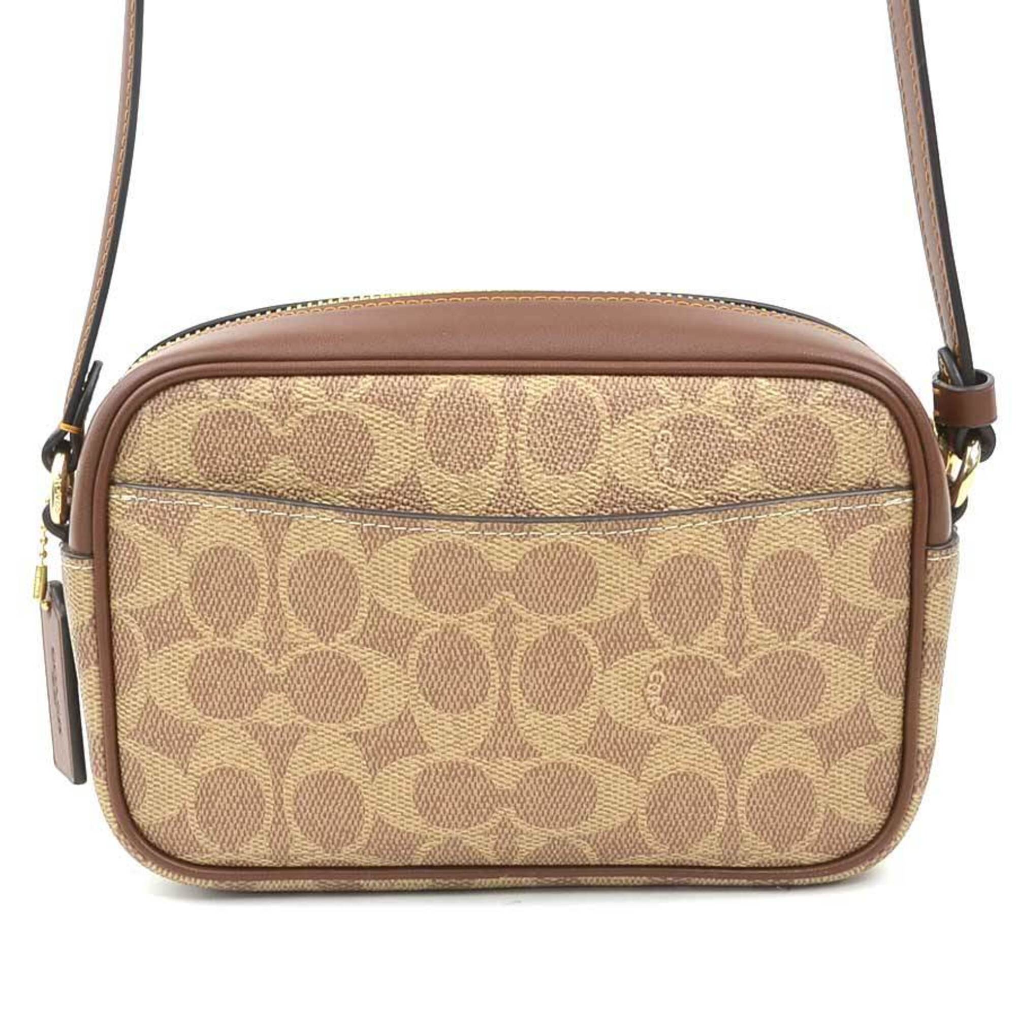 Coach Brown Leather Shoulder Bag (Pre-Owned)