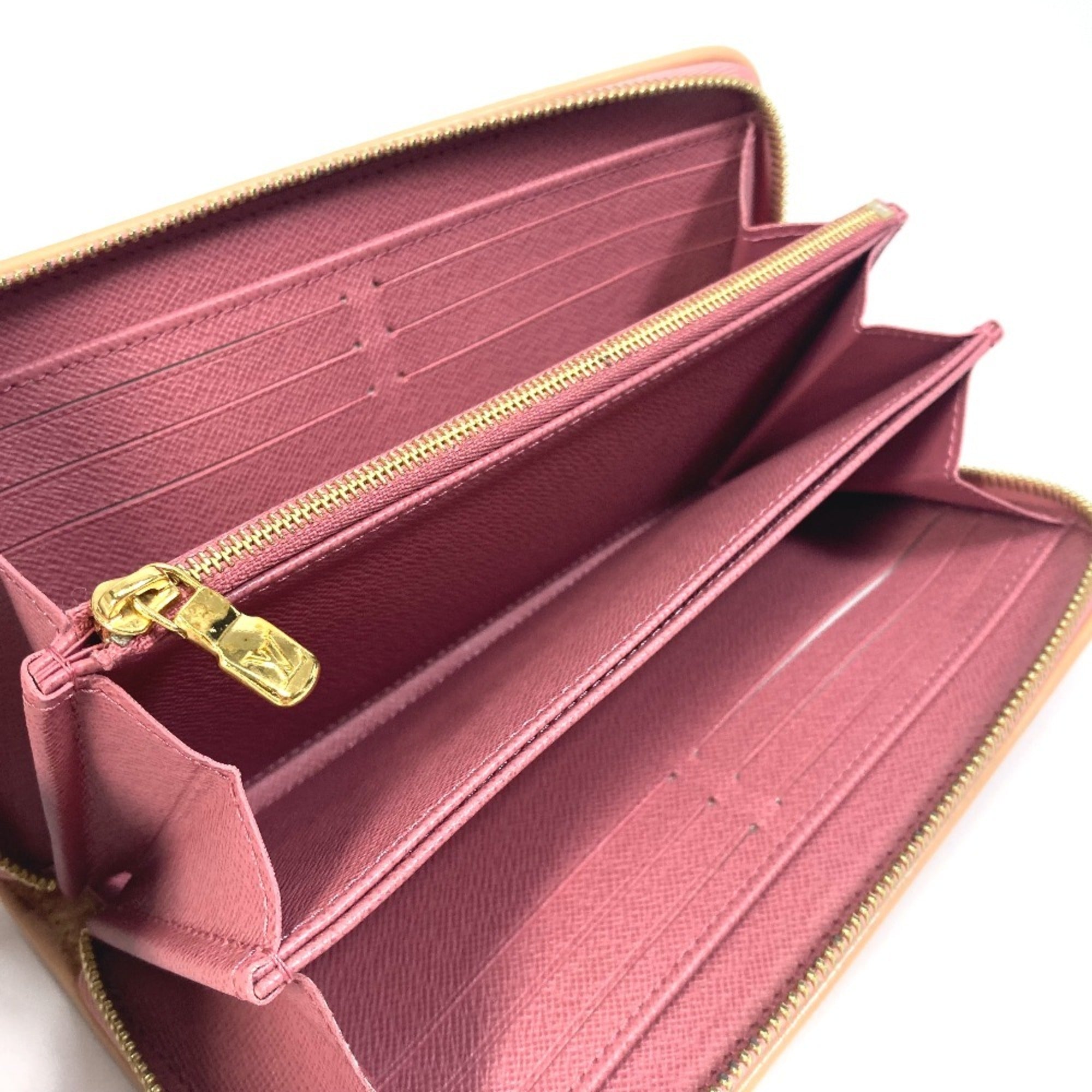 Louis Vuitton Monogram Denim Pink Monogram Denim Long Wallet (Bi-Fold) (Pre-Owned)