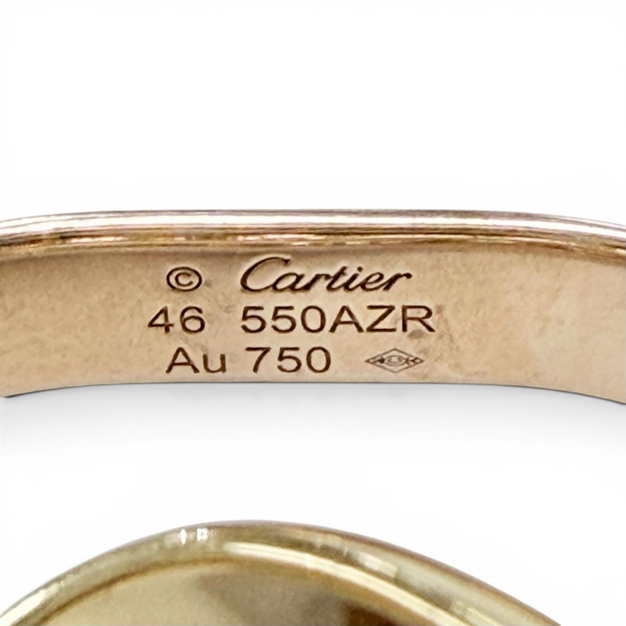 Cartier Pink Gold White Gold Yellow Gold Yellow Gold (18K) Pink Gold (18K) White Gold (18K) Band Ring (Pre-Owned)