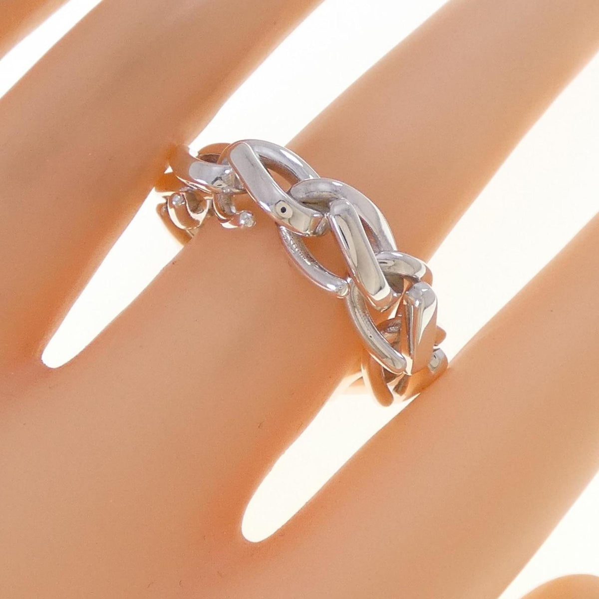 Tiffany Silver Silver 925 Band Ring (Pre-Owned)