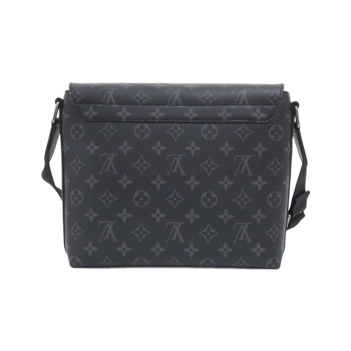 Louis Vuitton Black Coated Canvas Shoulder Bag (Pre-Owned)