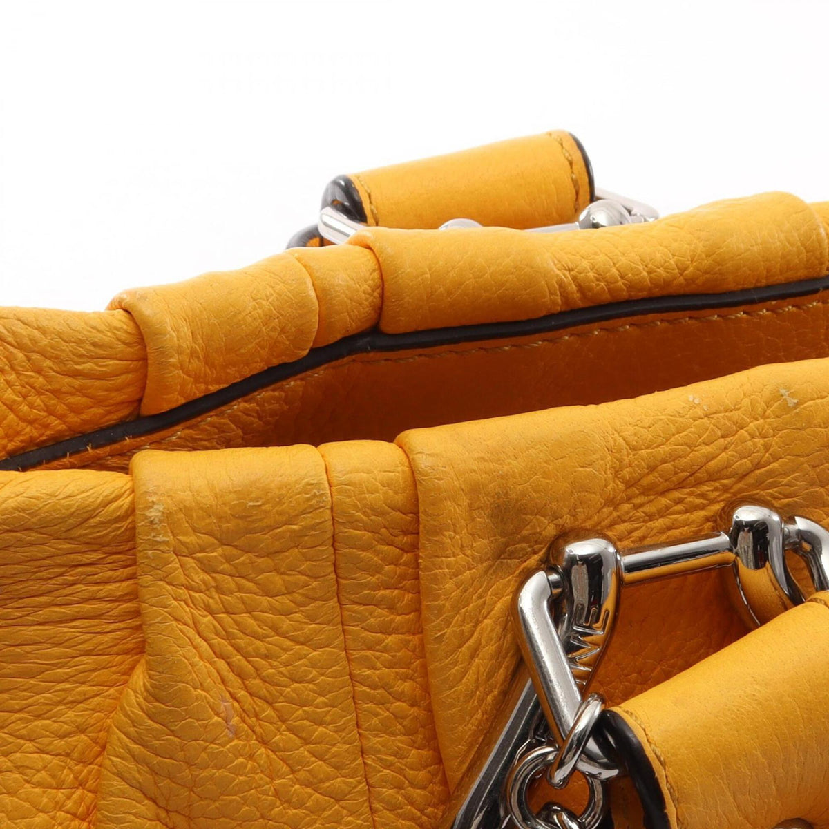 Celine Yellow Leather Handbag (Pre-Owned)