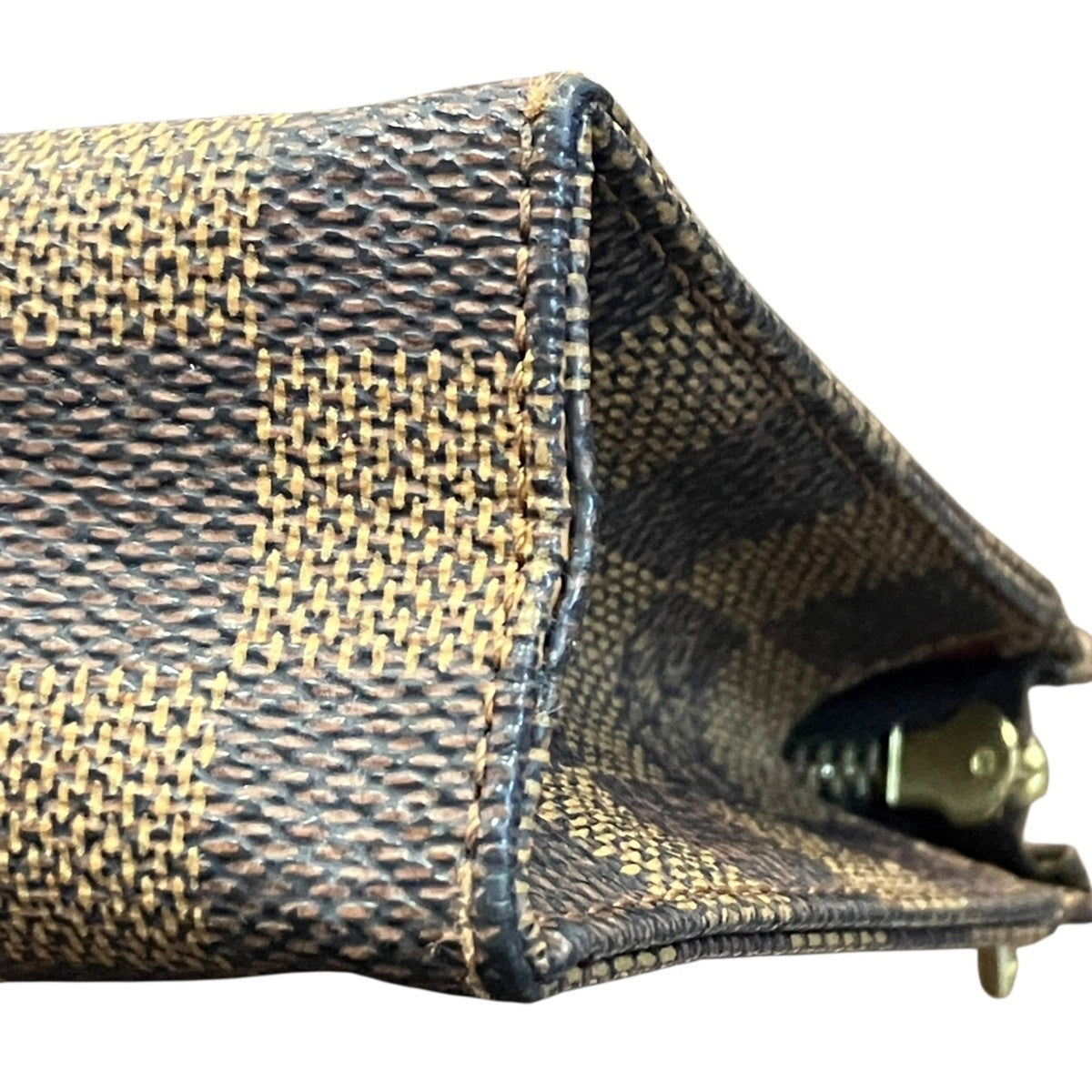 Louis Vuitton Brown Damier Canvas Pouch (Pre-Owned)
