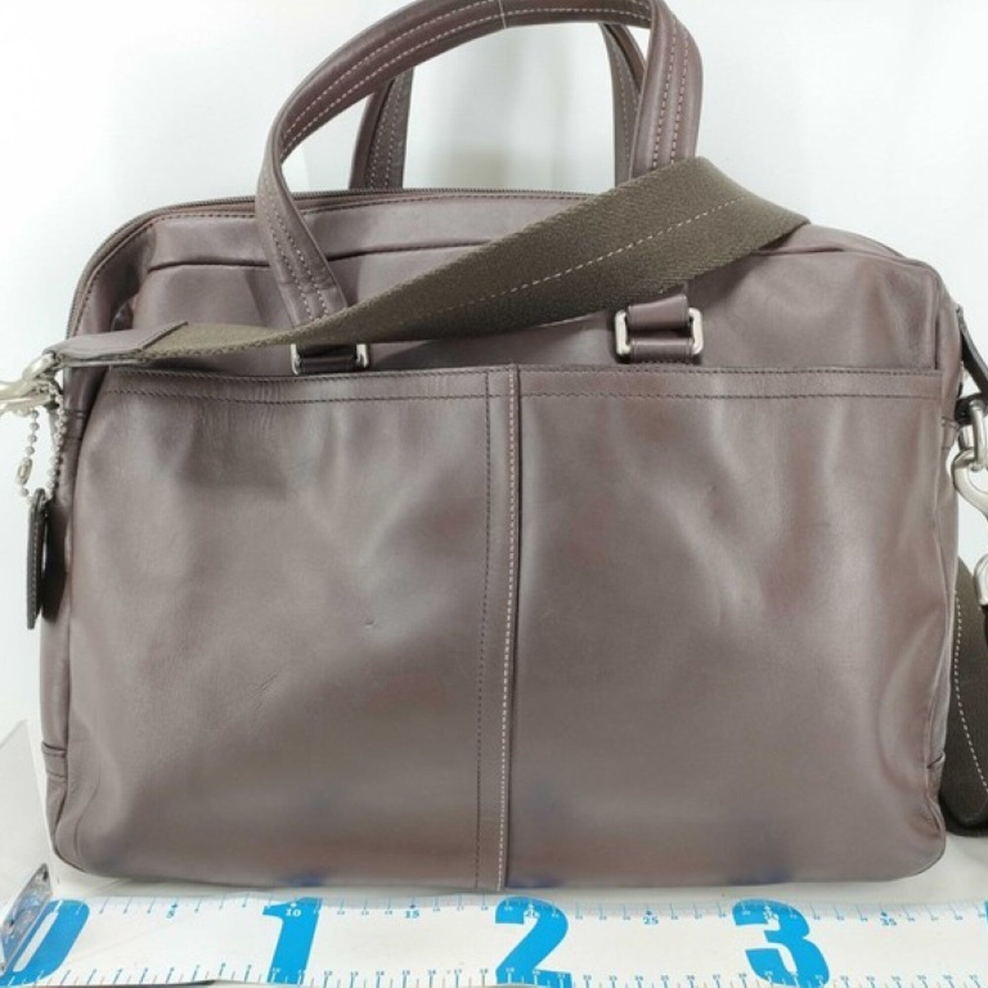 Coach Legacy Dark Brown Leather Briefcase (Pre-Owned)