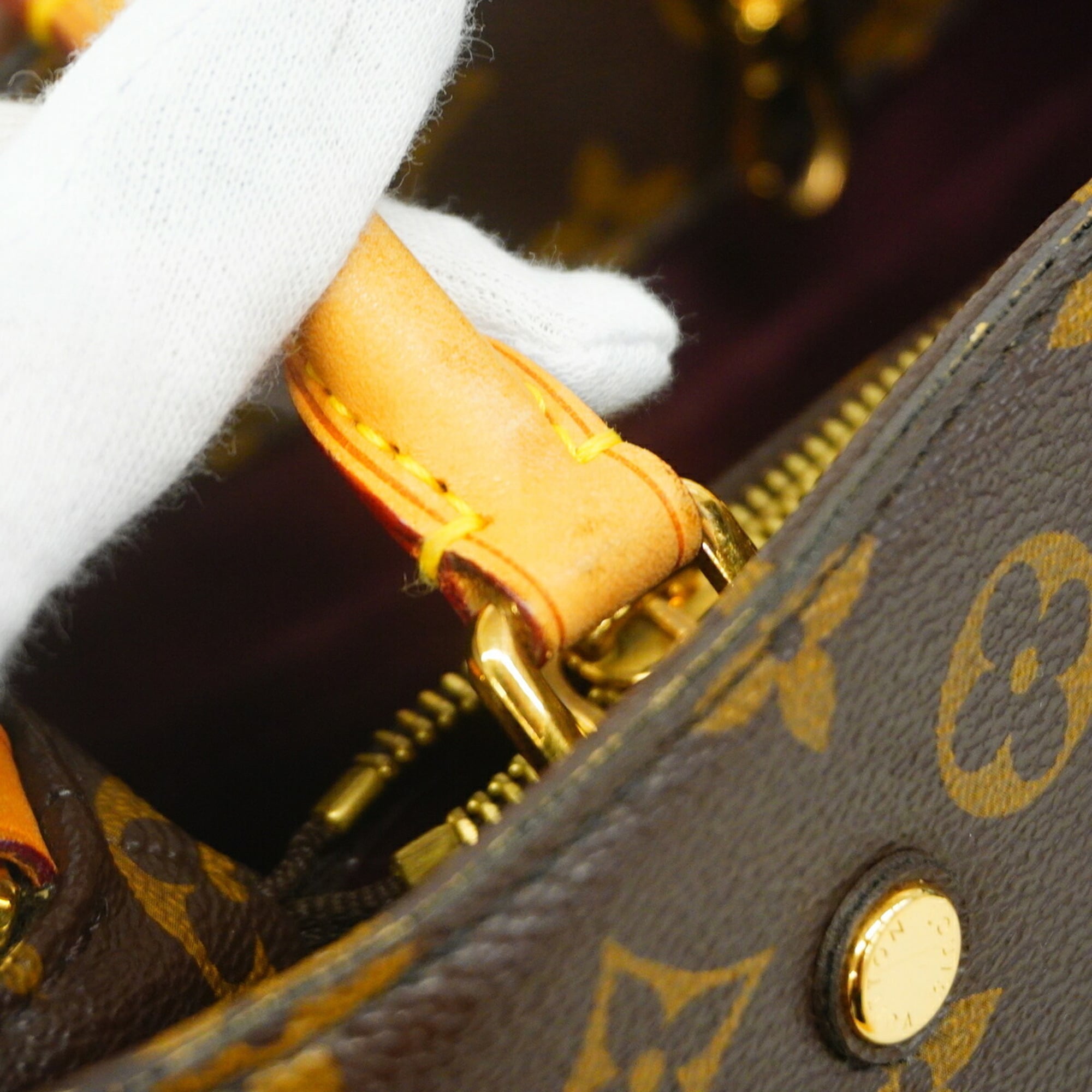 Louis Vuitton Brown Handbag (Pre-Owned)