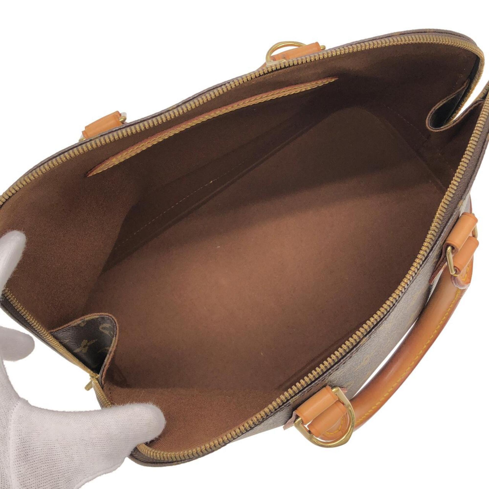 Louis Vuitton Marron Coated Canvas Handbag (Pre-Owned)