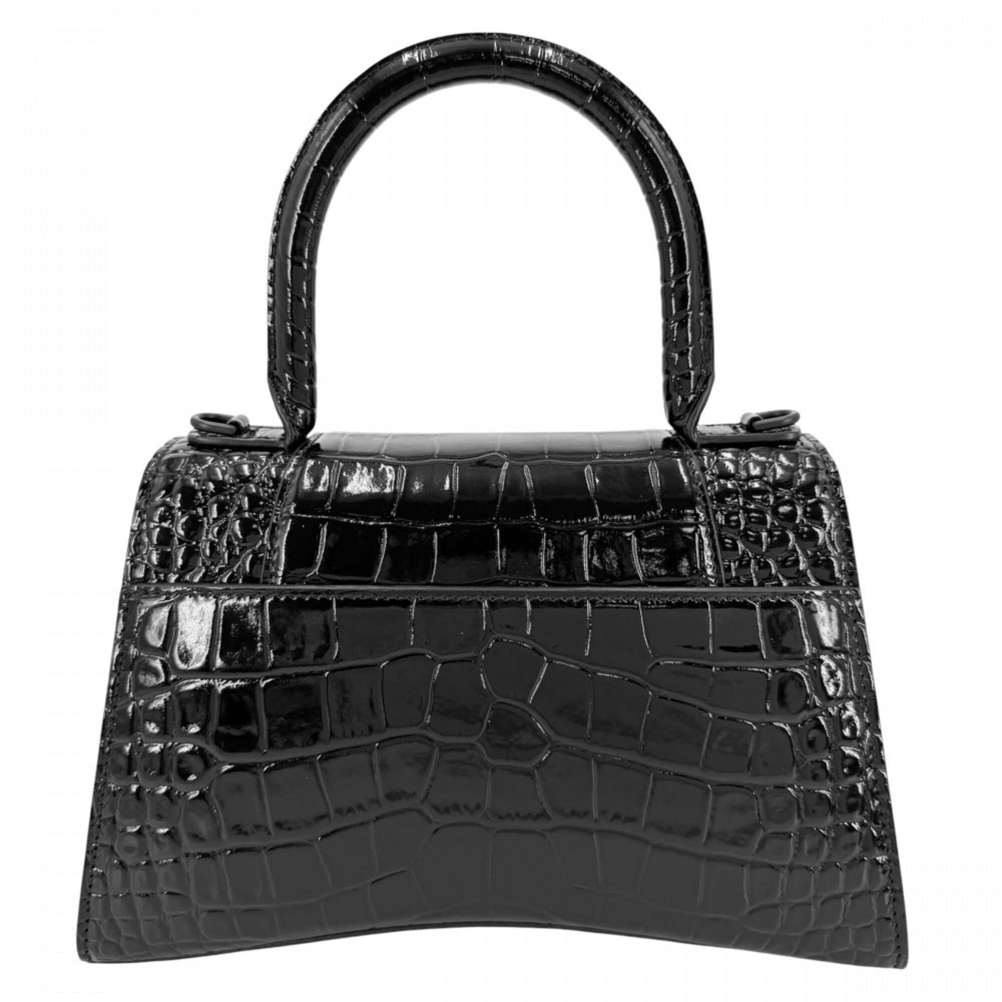Balenciaga Black Leather Handbag Shoulder Bag (Pre-Owned)
