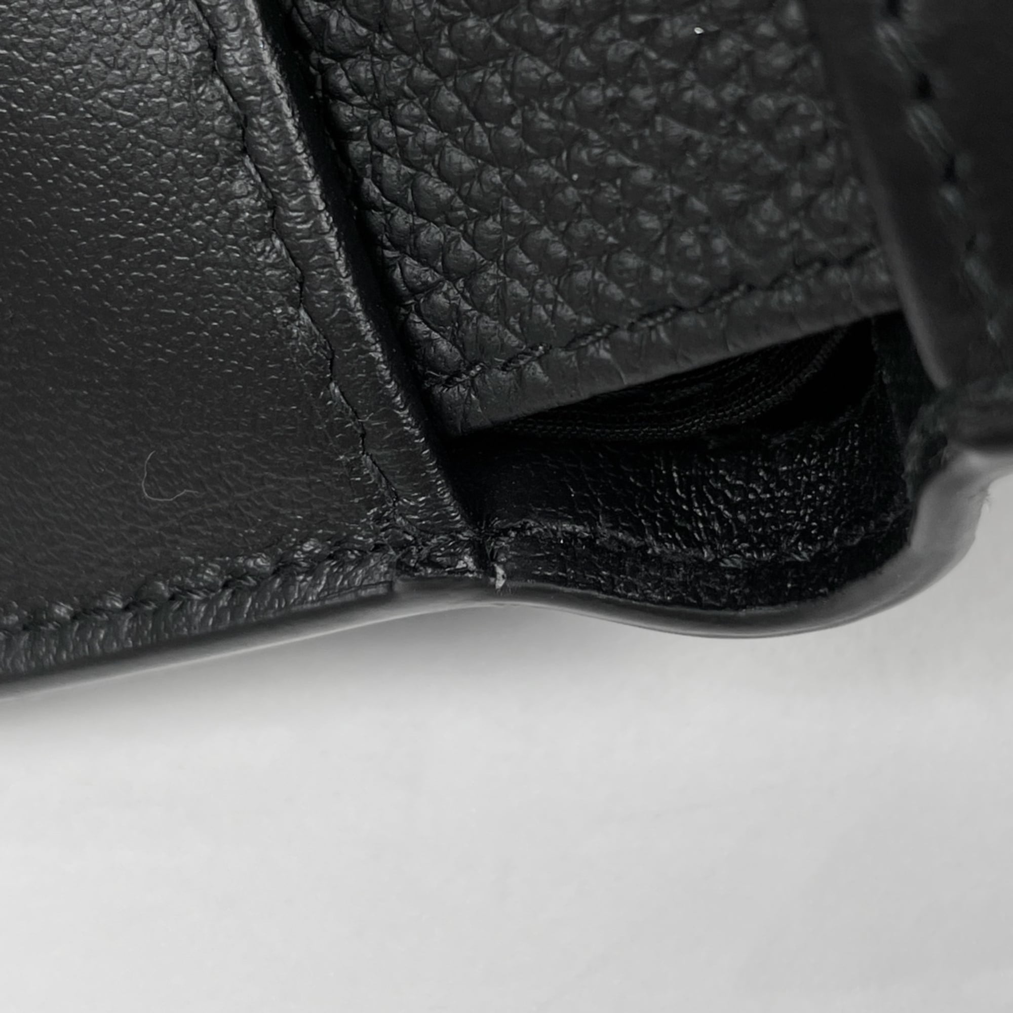 Christian Dior Black Leather Wallet (Bi-Fold) (Pre-Owned)
