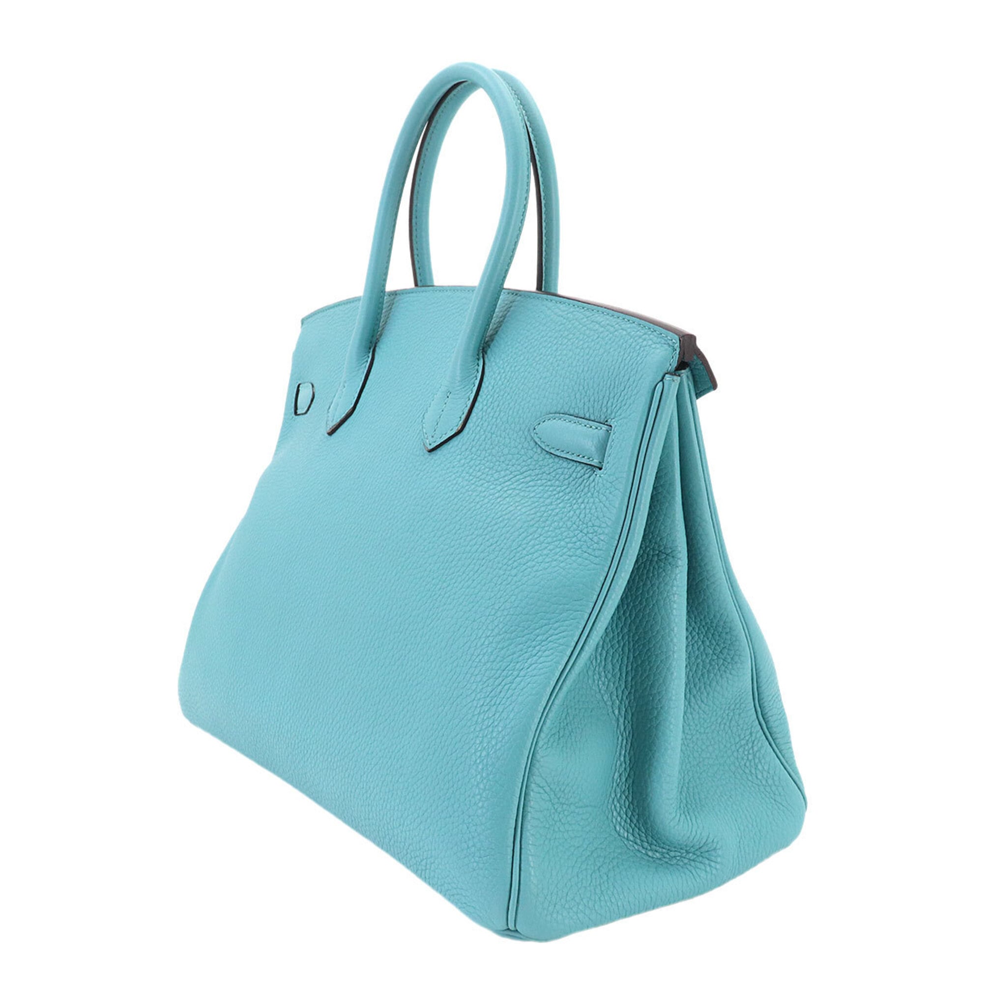 Hermes Taurillon Clemence Leather Handbag (Pre-Owned)