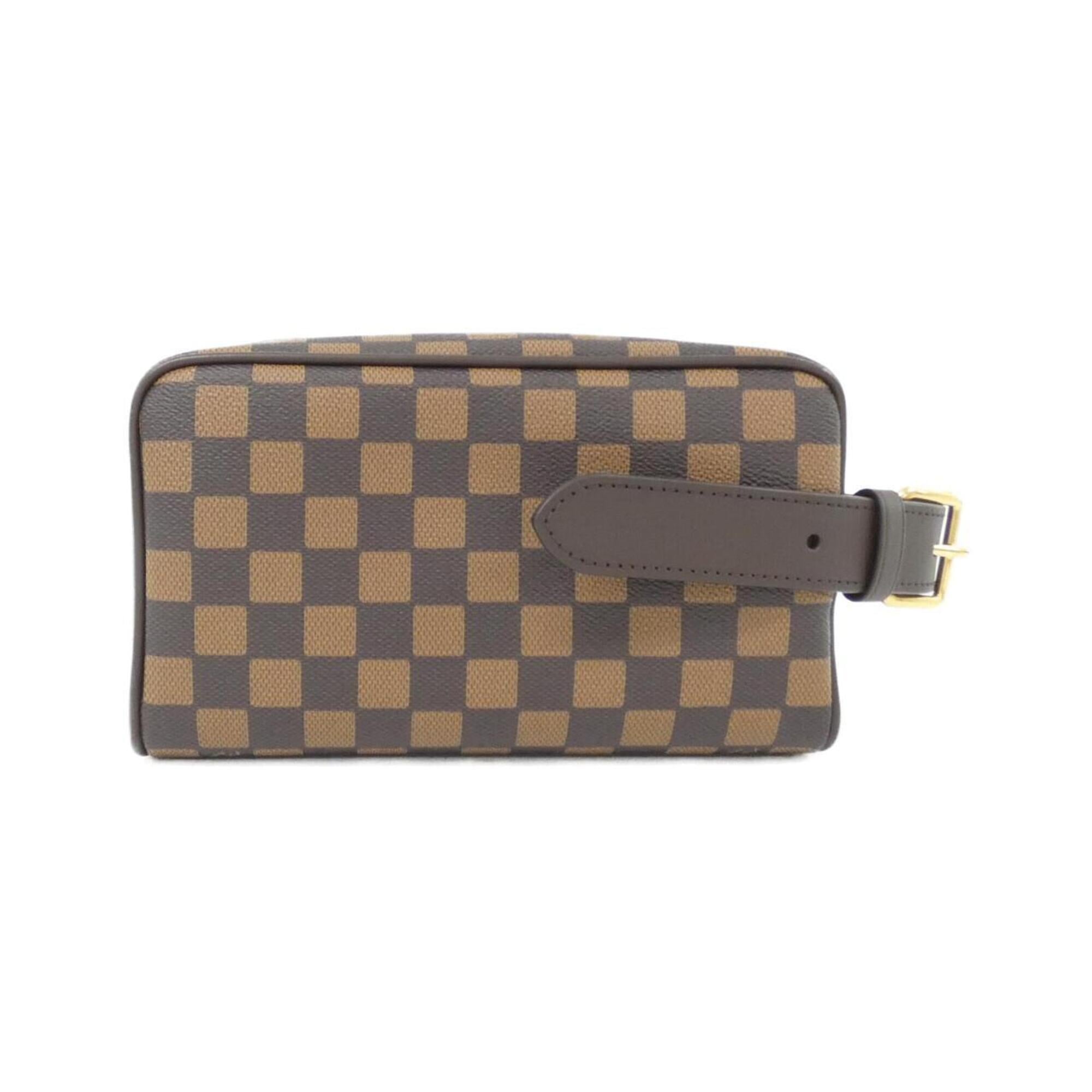 Louis Vuitton Ebene Coated Canvas Pouch (Pre-Owned)