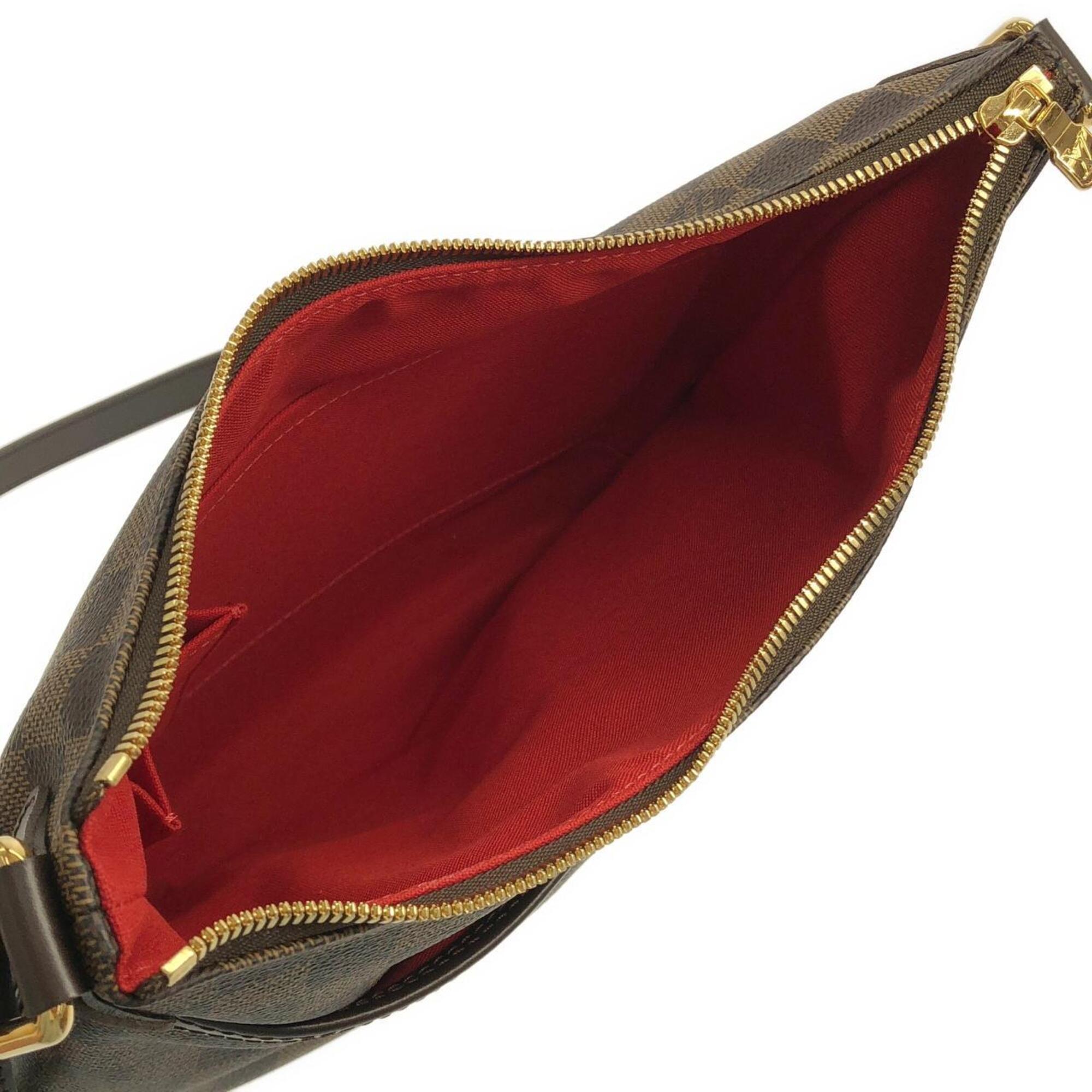 Louis Vuitton Brown Coated Canvas Shoulder Bag (Pre-Owned)