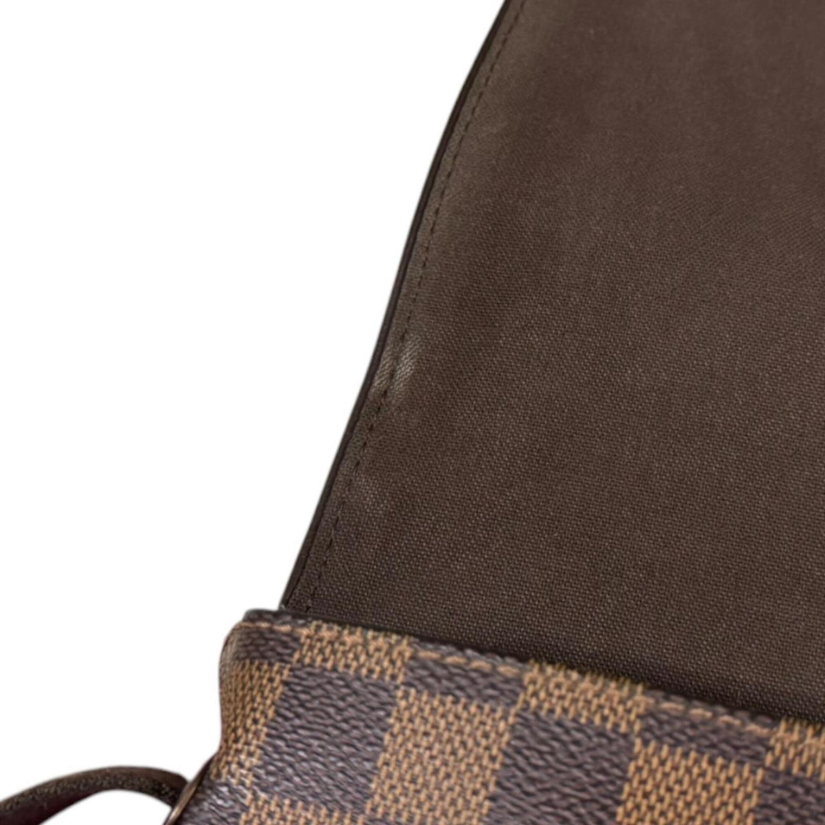 Louis Vuitton Damier Brown Damier Canvas Handbag Shoulder Bag (Pre-Owned)