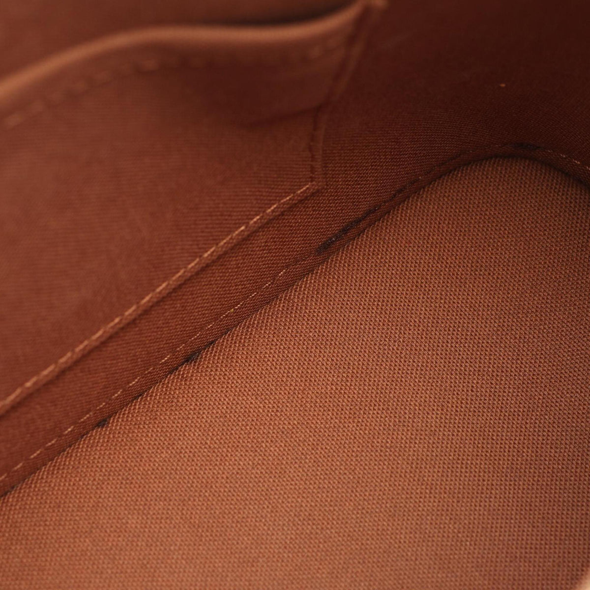 Louis Vuitton Brown Coated Canvas Leather Handbag (Pre-Owned)