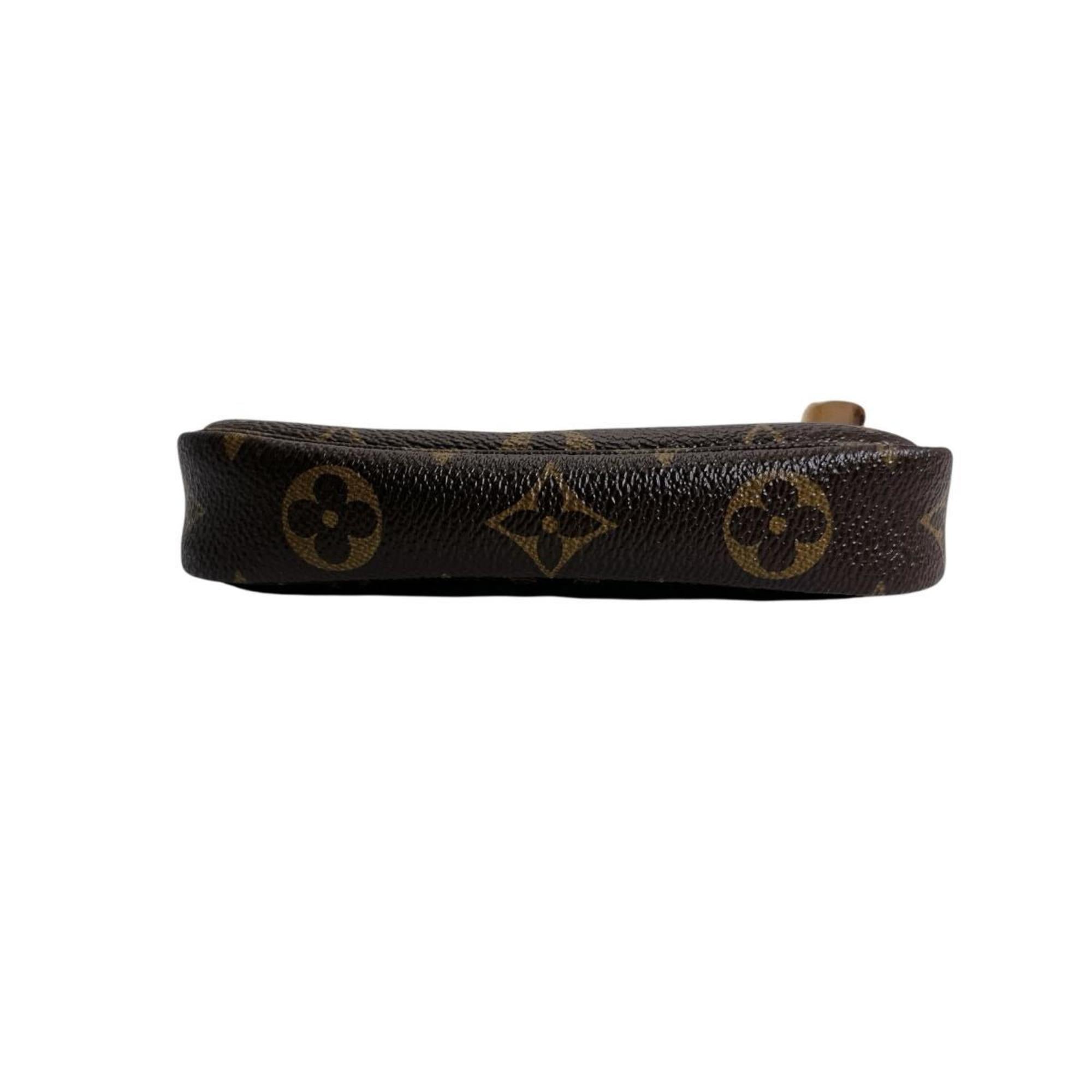 Louis Vuitton Brown Monogram Monogram Handbag Pochette Pouch (Pre-Owned)