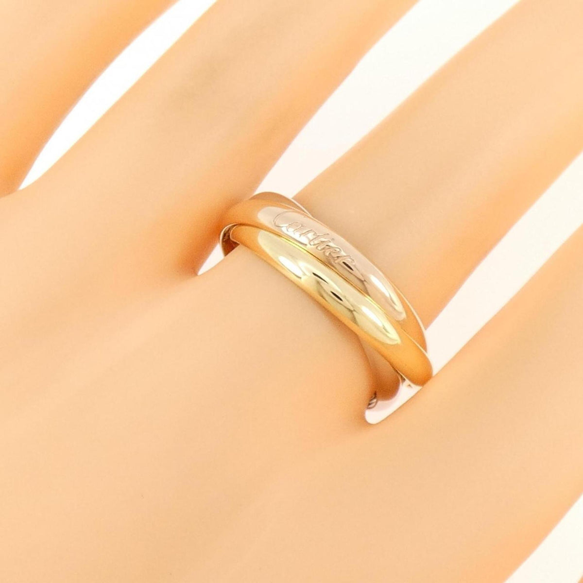 Cartier Trinity Yellow Gold (18K) Pink Gold (18K) White Gold (18K) Band Ring (Pre-Owned)