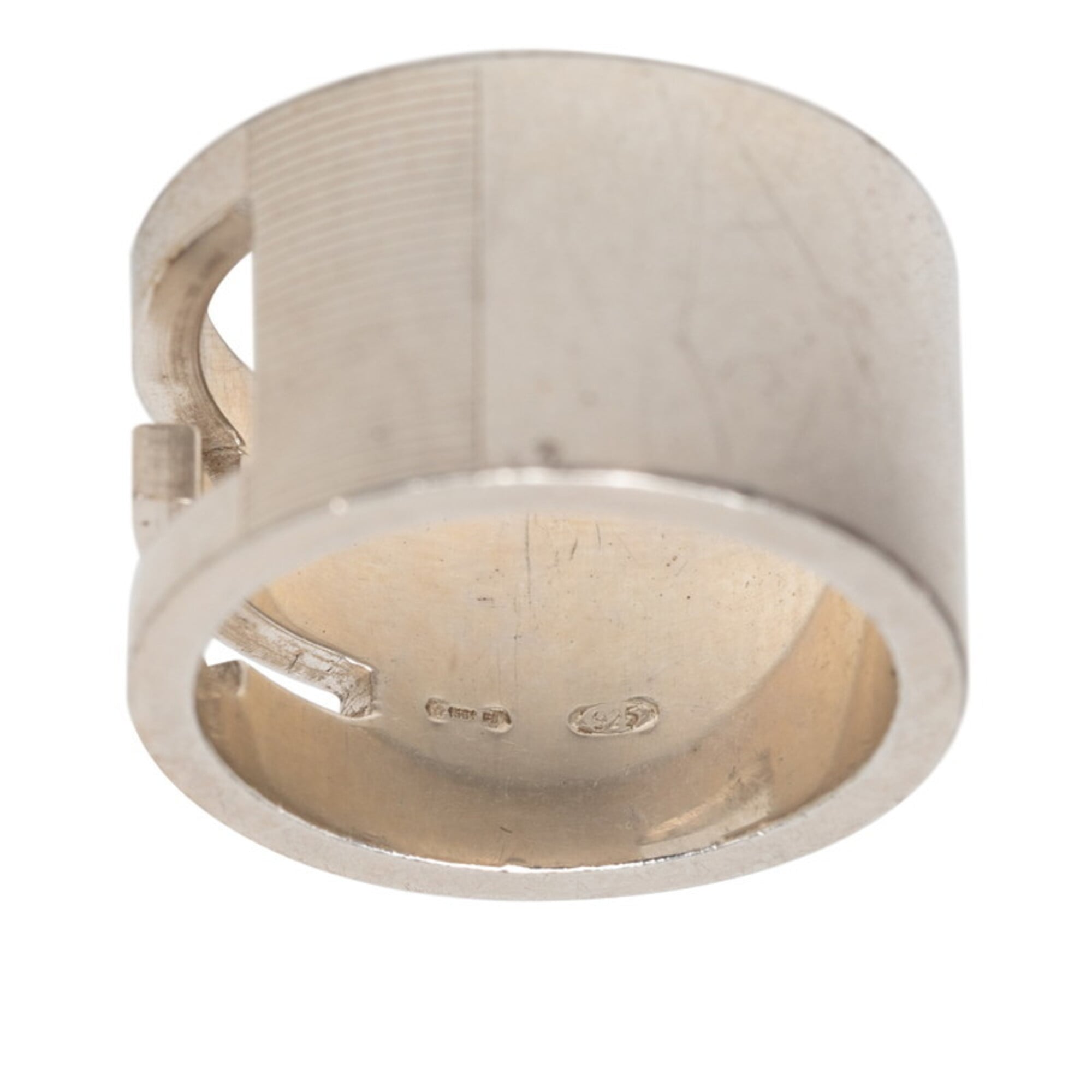 Gucci Silver 925 Band Ring (Pre-Owned)