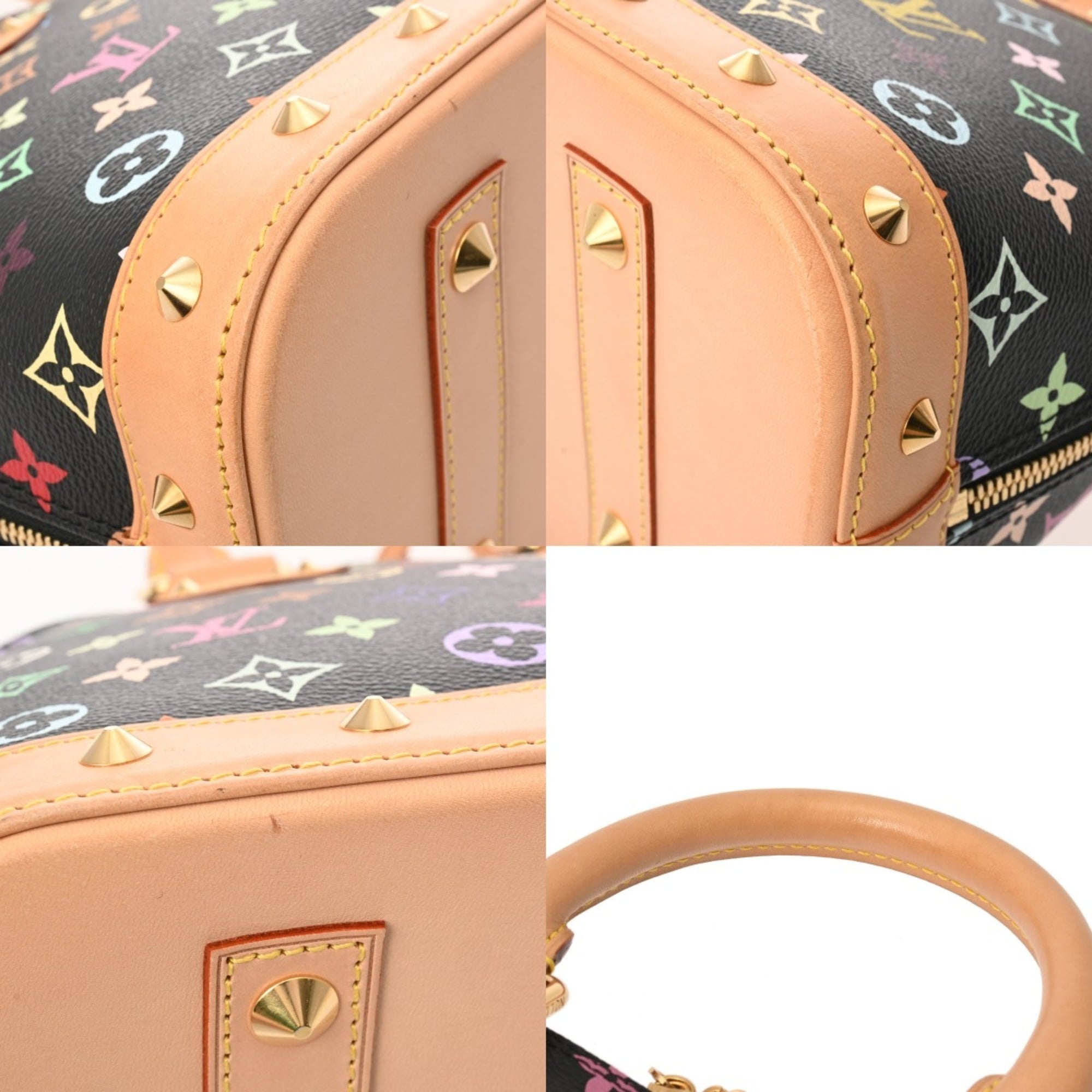 Louis Vuitton Noir Monogram Handbag (Pre-Owned)