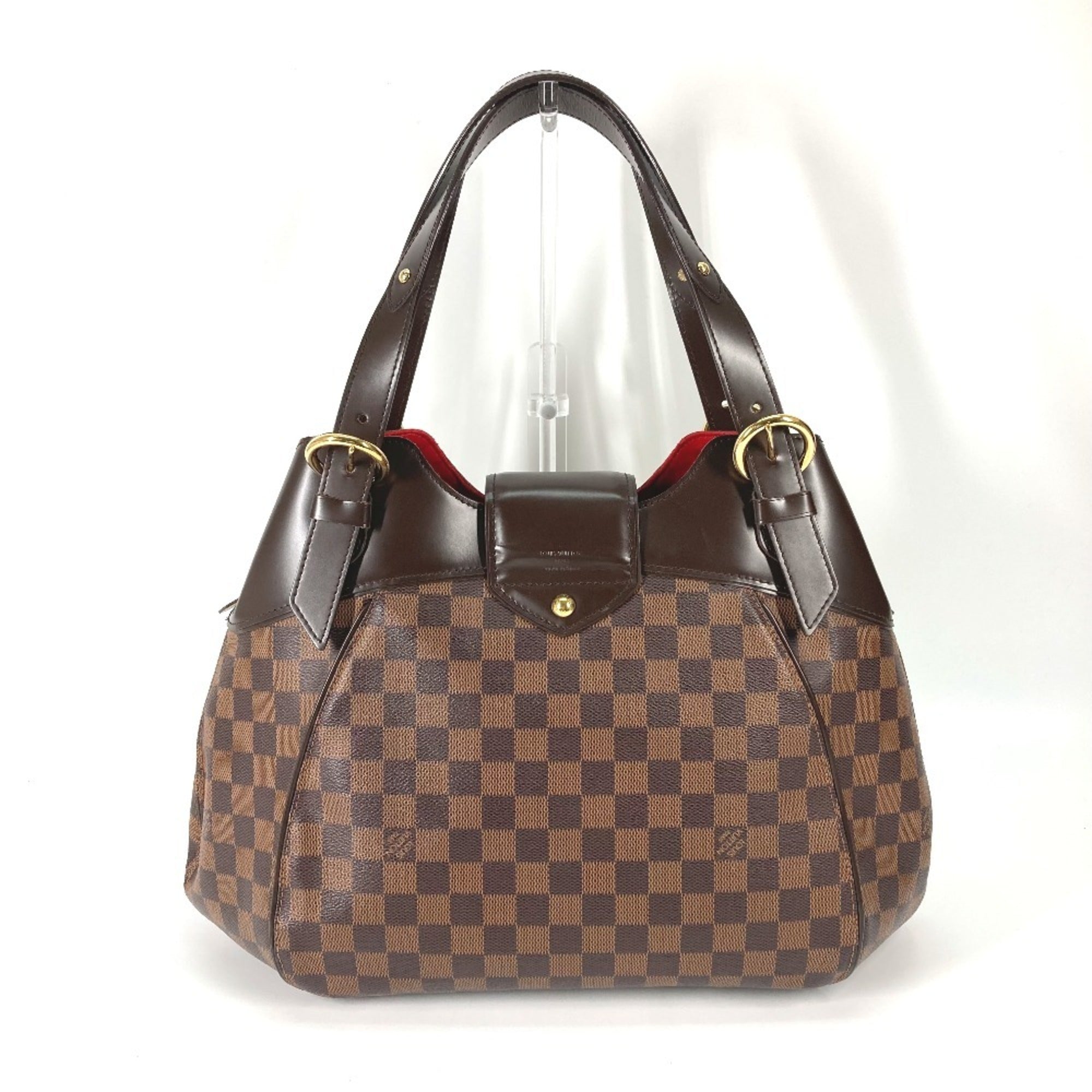 Louis Vuitton Brown Damier Canvas Ebene Damier Canvas Handbag Shoulder Bag Tote Bag (Pre-Owned)
