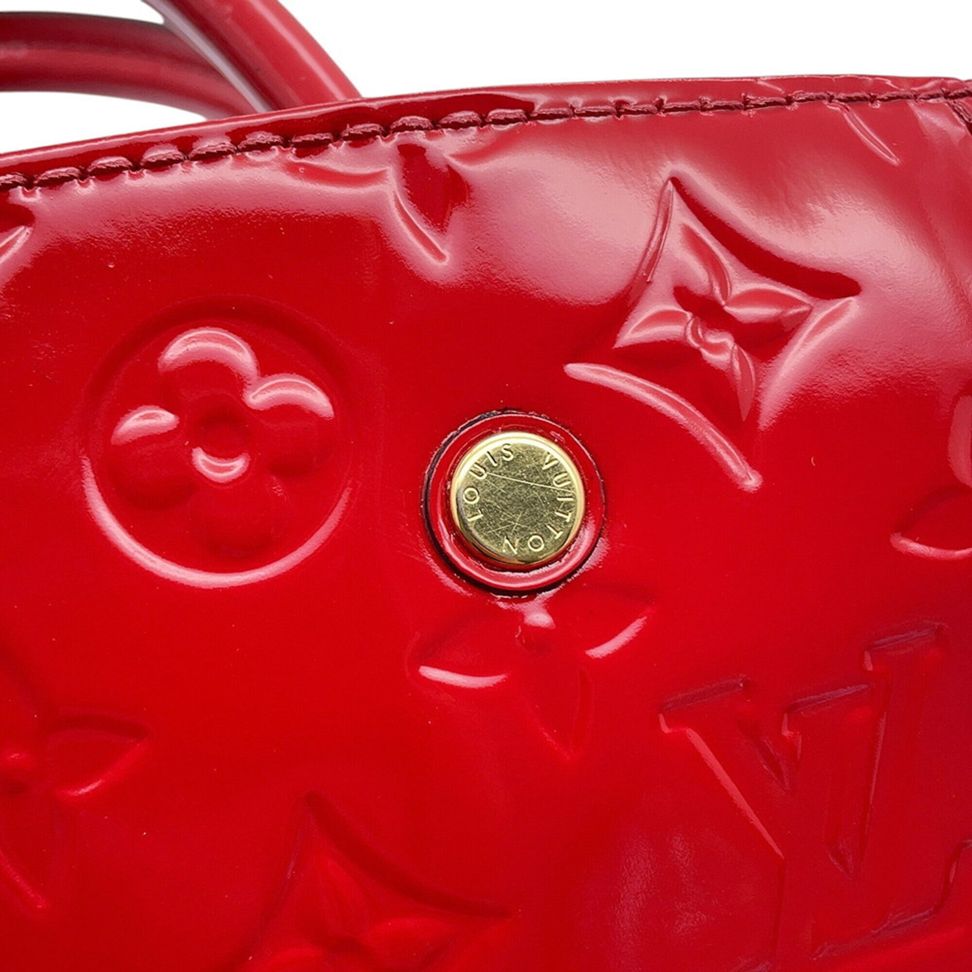 Louis Vuitton Monogram Vernis Indian Rose Monogram Vernis Handbag Shoulder Bag (Pre-Owned)