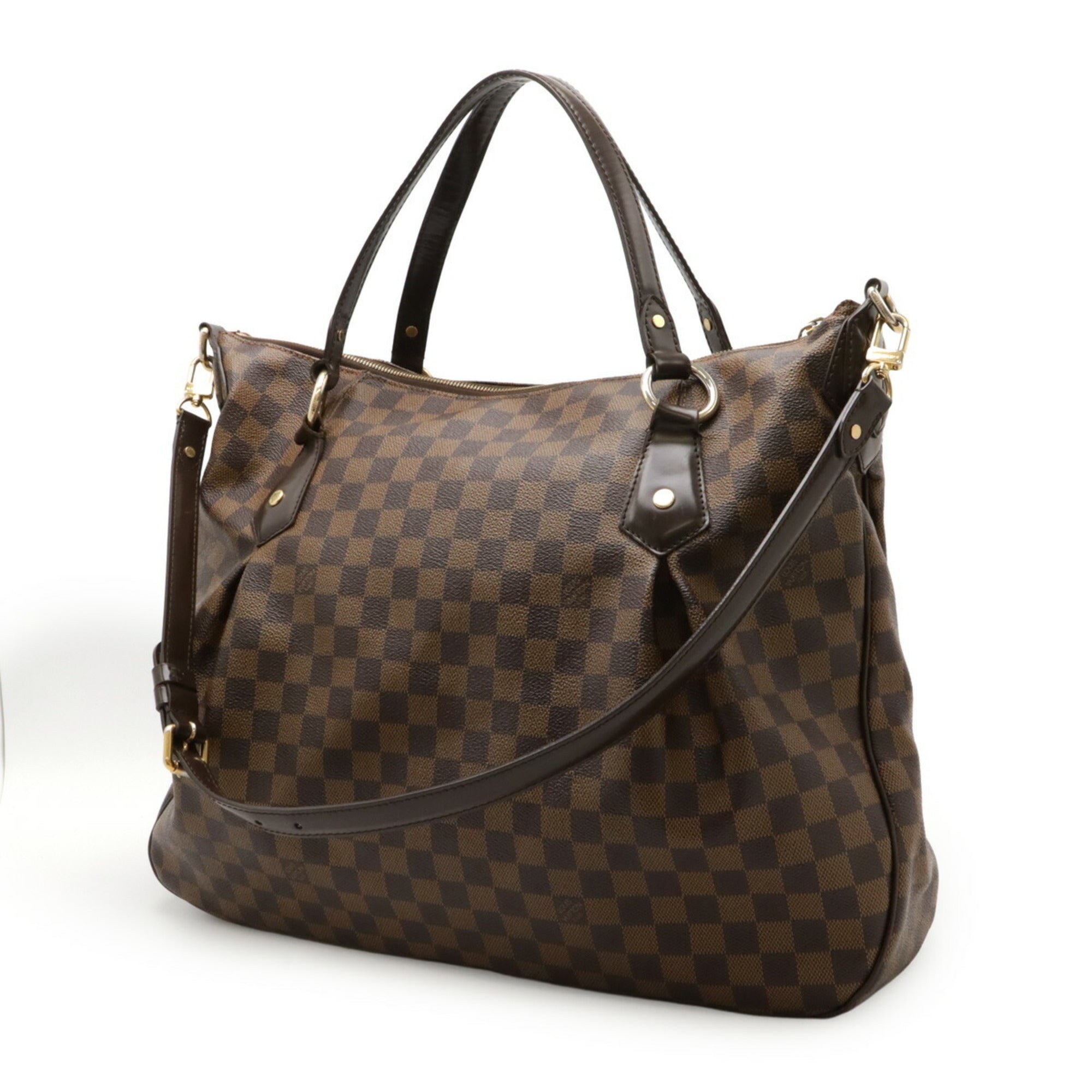 Louis Vuitton Brown Pvc Shoulder Bag Tote Bag (Pre-Owned)
