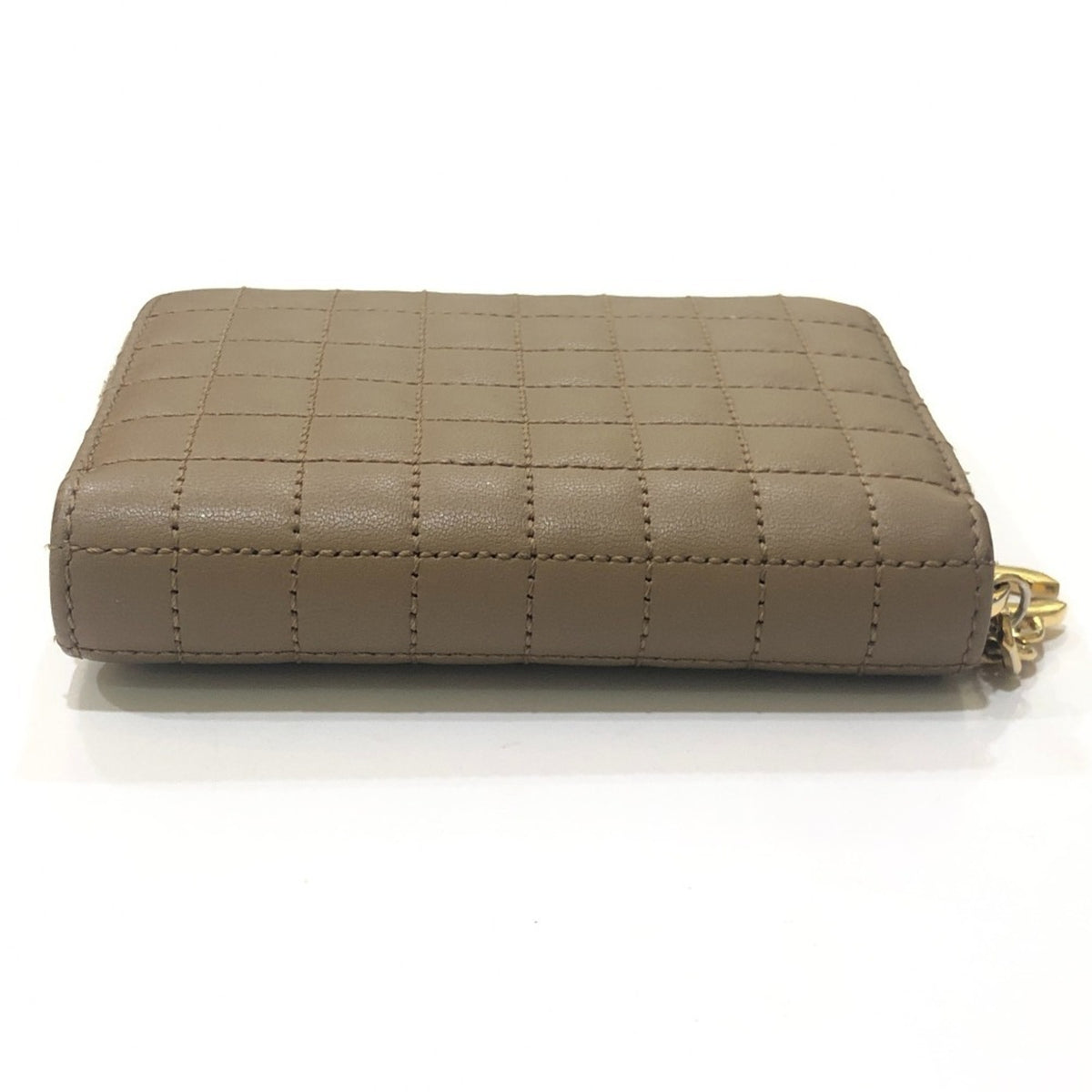Celine Brown Leather Coin Purse/Coin Case (Pre-Owned)